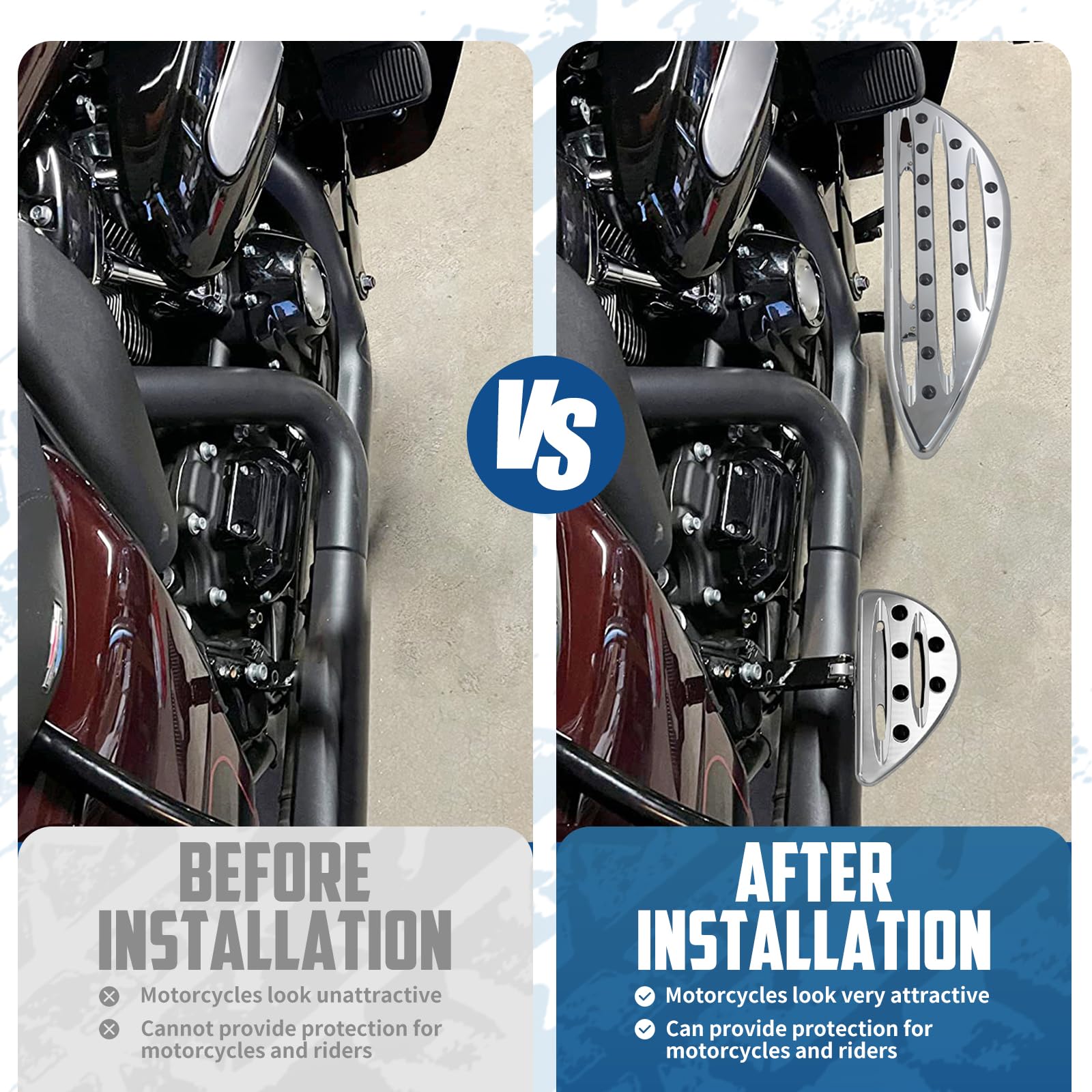 ボード feet Amazon.com: For Harley Davidson Floorboards Touring Street