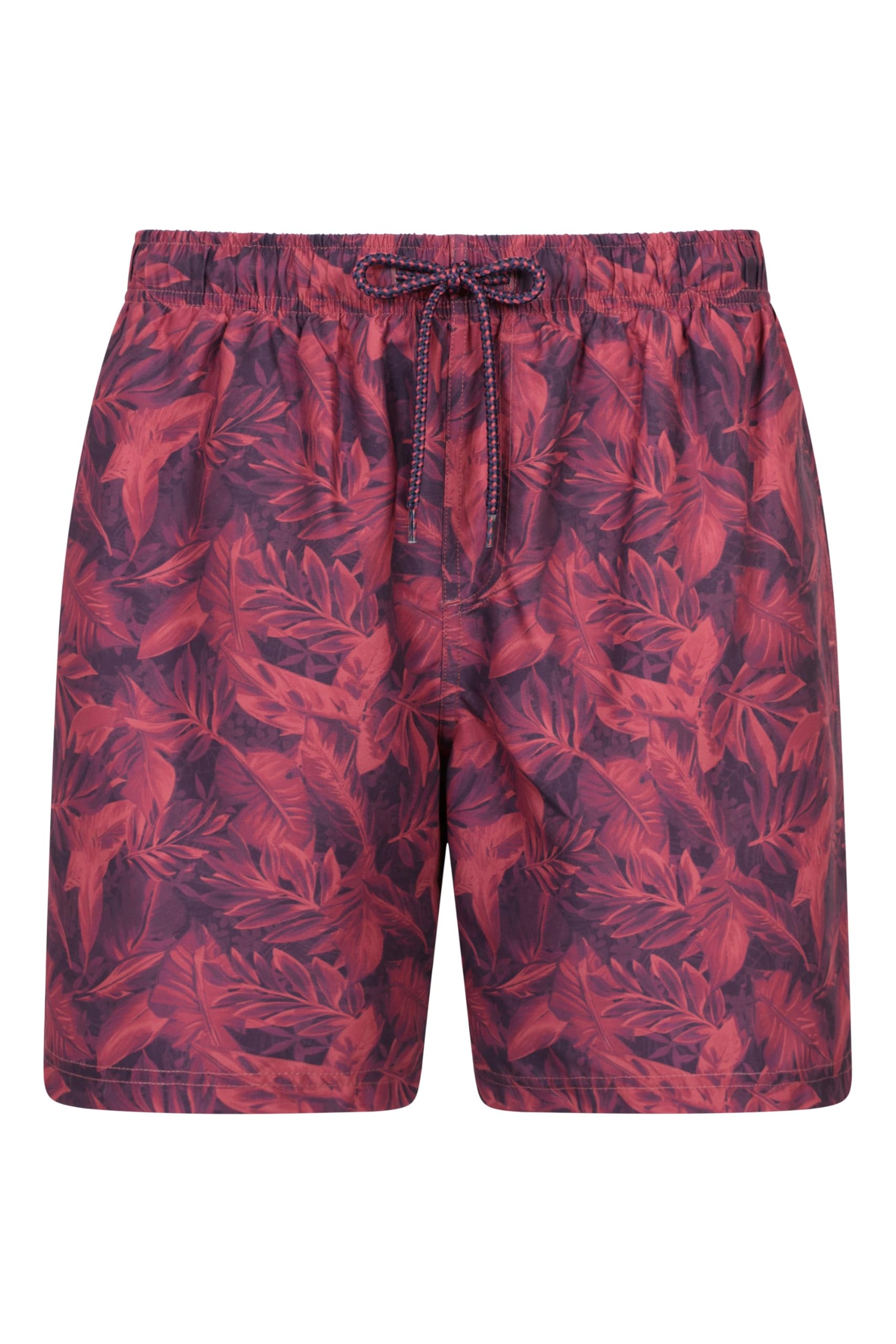 Mountain Warehouse Men's Dark Burgundy (Printed) Aruba Printed Swim Shorts - Lightweight Swimming Trunks, Internal Mesh Short Trousers, Uv Protect Board Shorts - Spring Summer, Beach, Pool 4XL