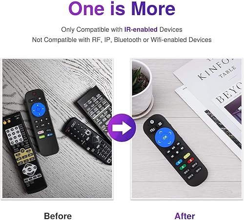 Miniatura 3 de Control remoto universal multimedia para Xbox One Xbox One S y Xbox One X control remoto IR estándar con 7 teclas de aprendizaje más para controlar