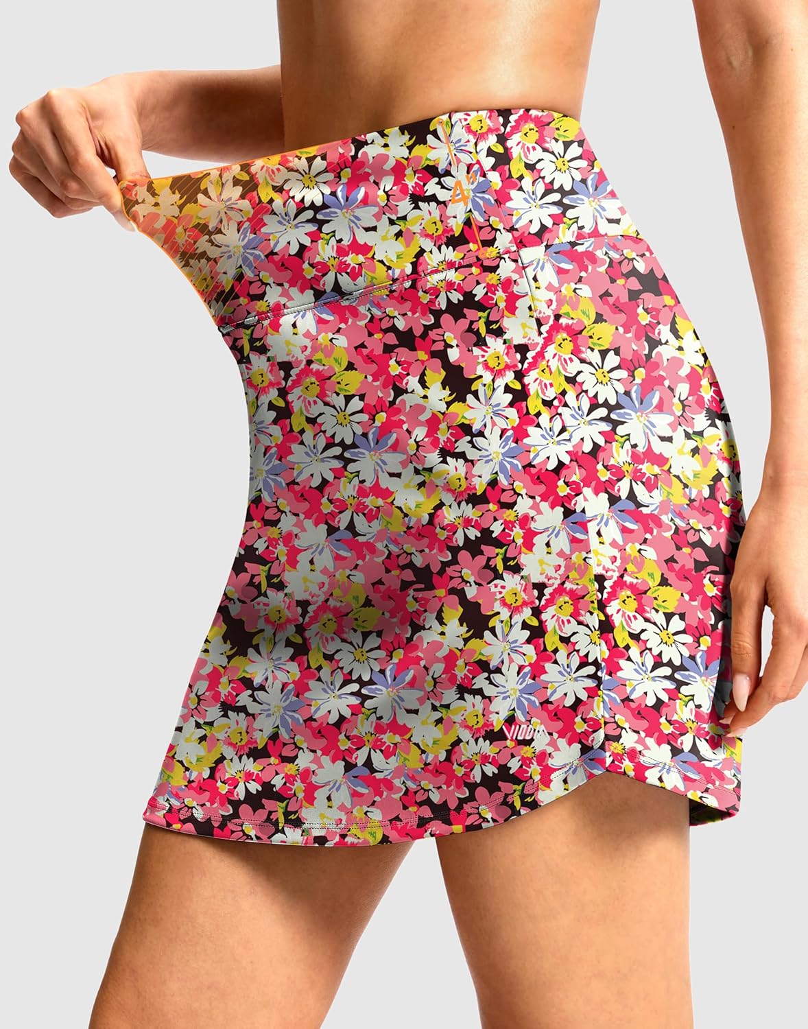 Viodia 18" Long Skorts High Waisted Golf Skirts for Women Athletic Tennis Casual Skort Knee Length Skirt with Shorts - Image 6