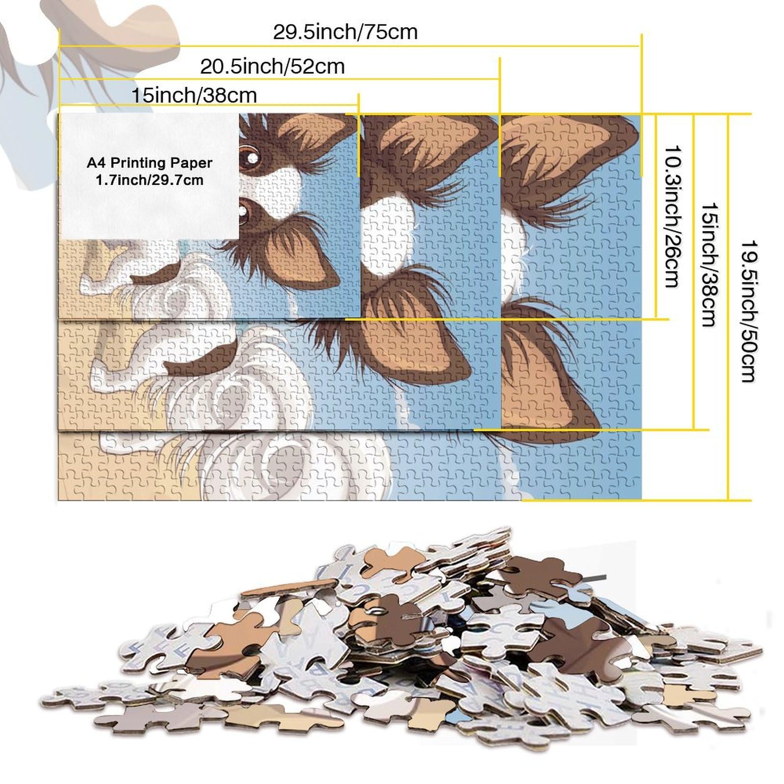 Rompecabezas De Broma Sorpresa Cheeky Chihuahua De 500 Piezas. Regalo De Broma Para Adultos Y Adolescentes. Rompecabezas Divertidos De Perros Que Hacen Popa, Regalos De Chihuahua (broma De Cachorro De