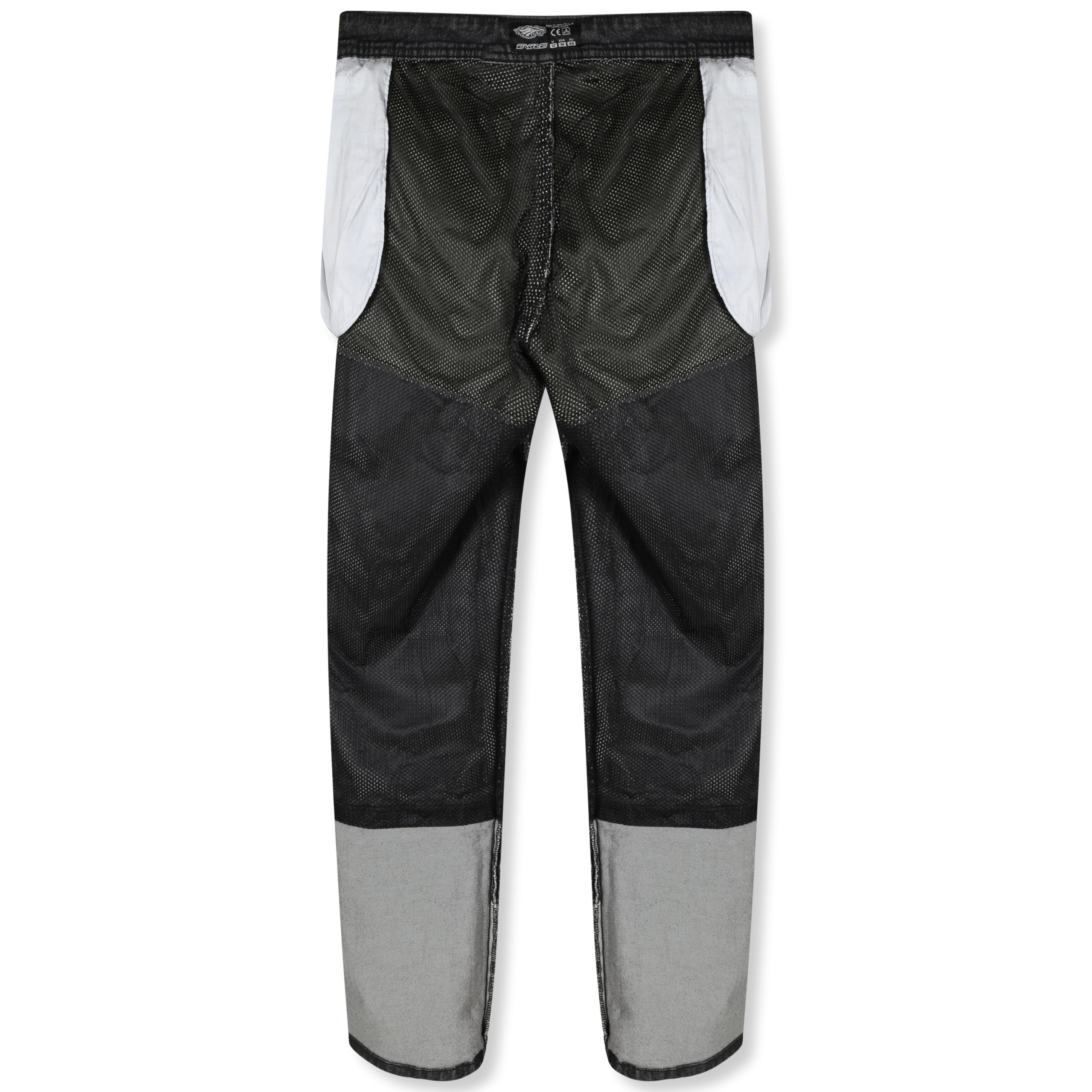 STORM Jeans da Moto Uomo Biker Rinforzato con Protezione CE Certificata Kevlar Pantaloni Motorcycle Eagle Denim con Armature