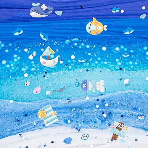 Miniatura 3 de Paquete de 6 slimes, kit de slime azul, slime de nube de mantequilla para niños y niñas de 8 a 12 años, juguetes para niñas y niños, obsequios