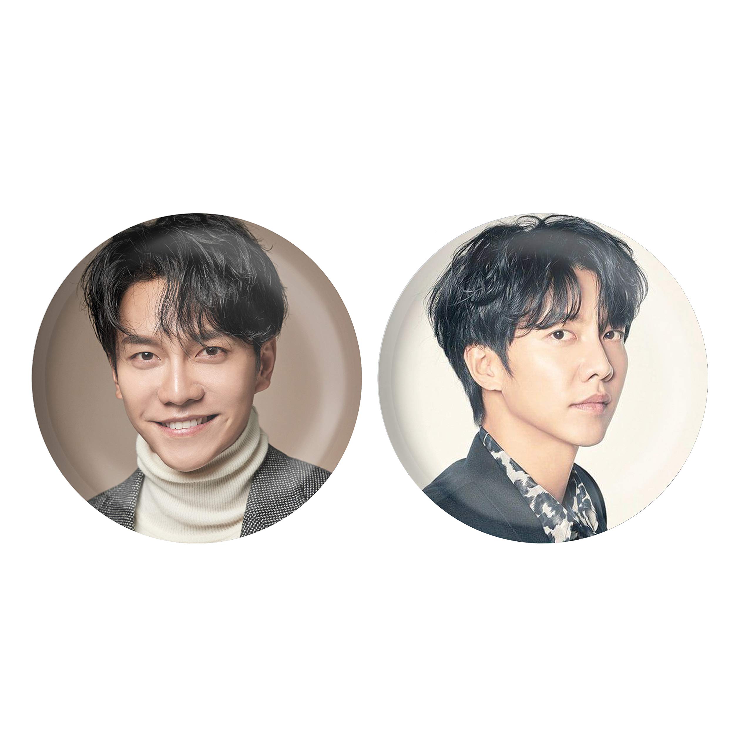 dhcrafts Fridge Magnet Multicolor K-Drama Actor Lee Seung Gi Glossy Finish Design Pack of 2