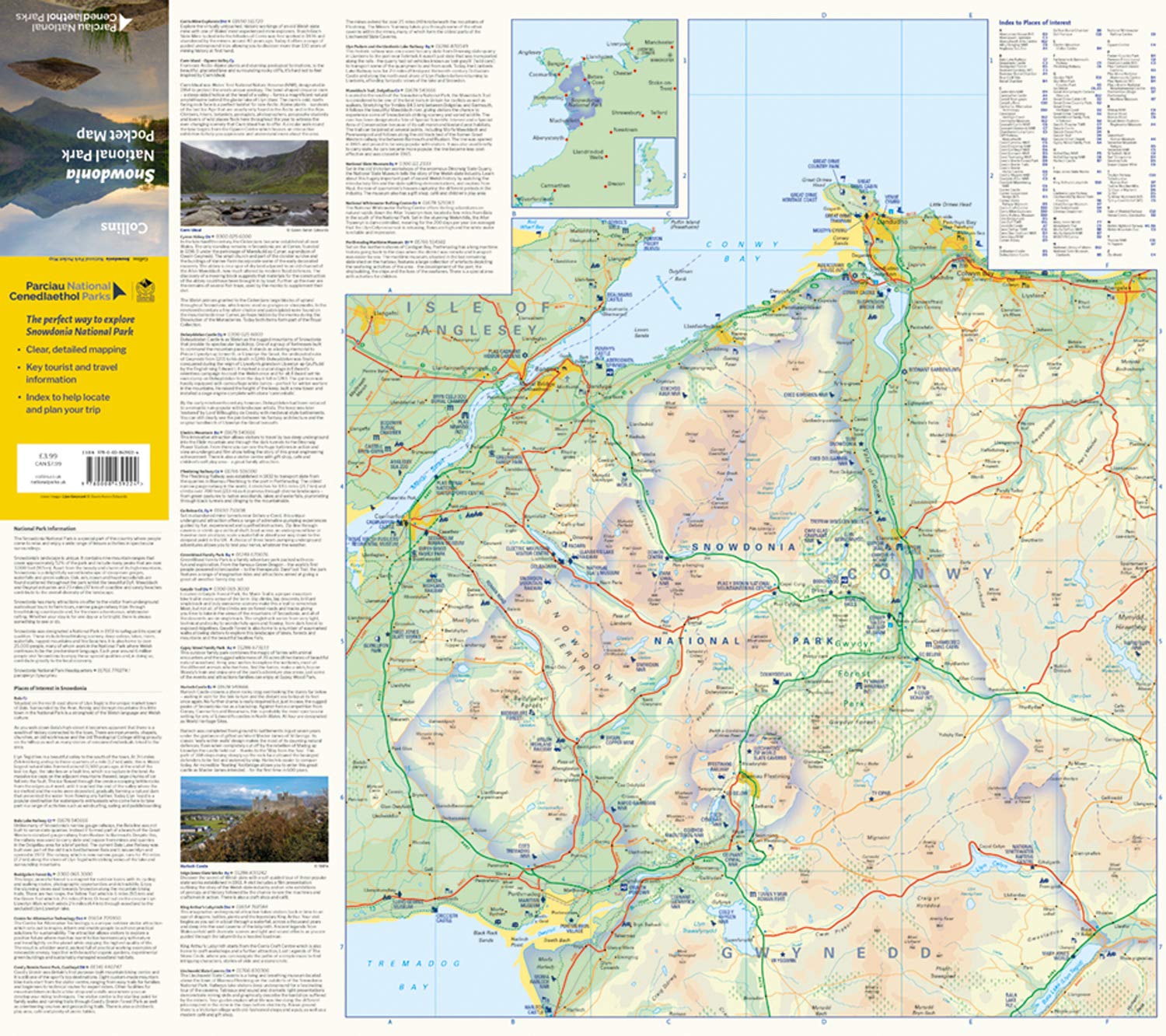 Snowdonia National Park Pocket Map: The perfect guide to explore this area of outstanding natural beauty