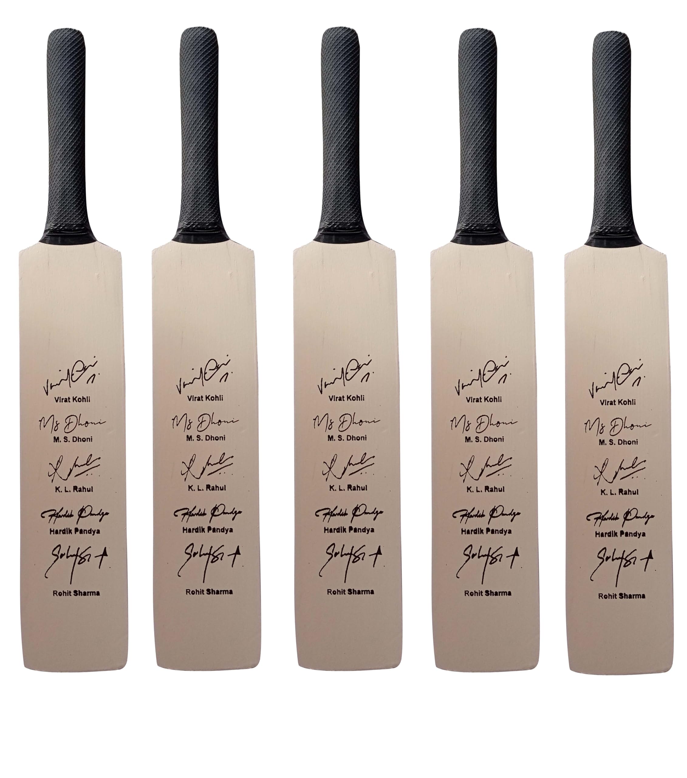Miniature Bat Indian Cricketer Printed Autograph Pack of 5 (Not Original) for Show Piece and Gift Purpose Souvenir Bat (They Cant be Used for Paying Cricket) (B0CQK5L53M) Amazon Price History, Amazon Price Tracker
