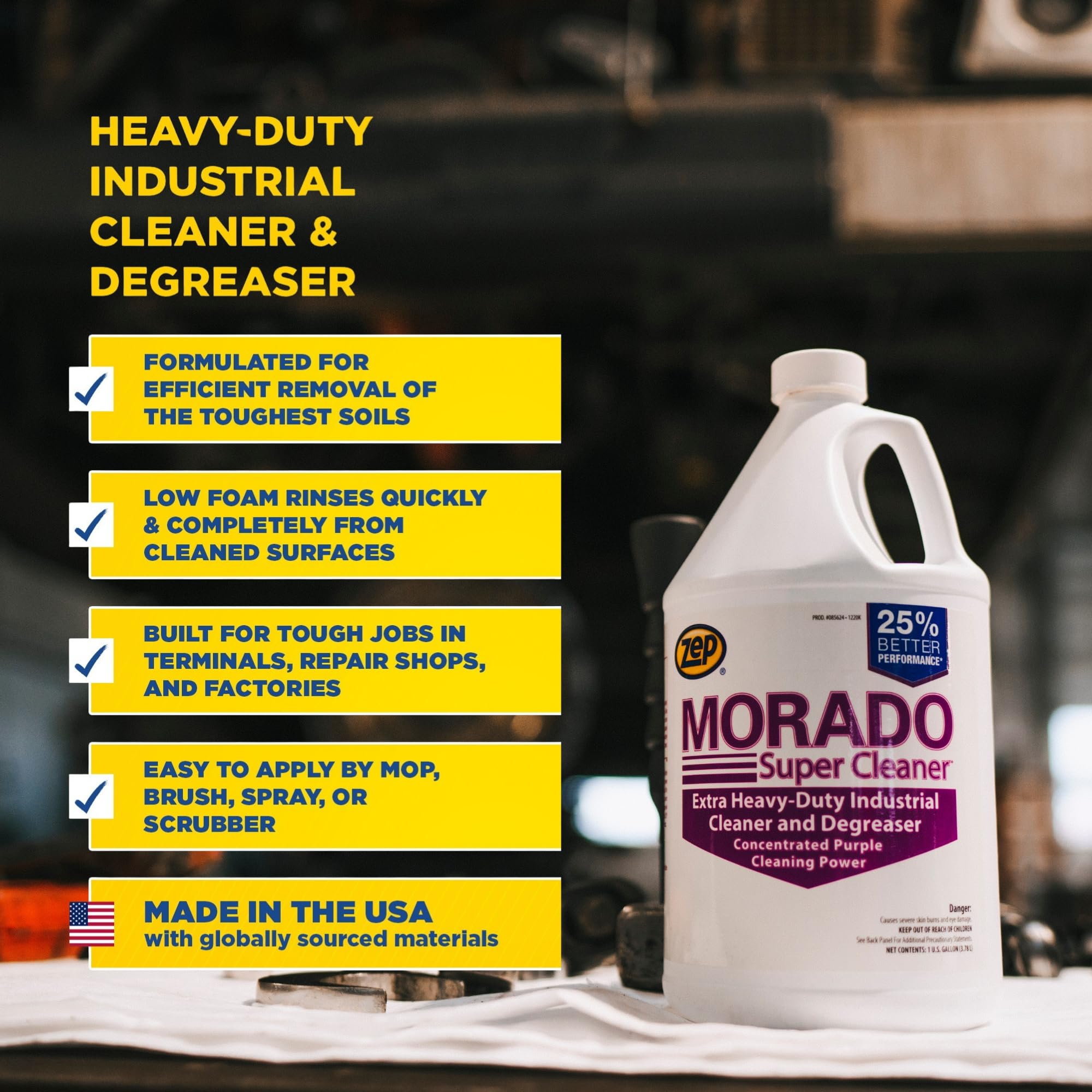 Amazon.com: Zep Morado Purple Concentrated Super Cleaner - 1