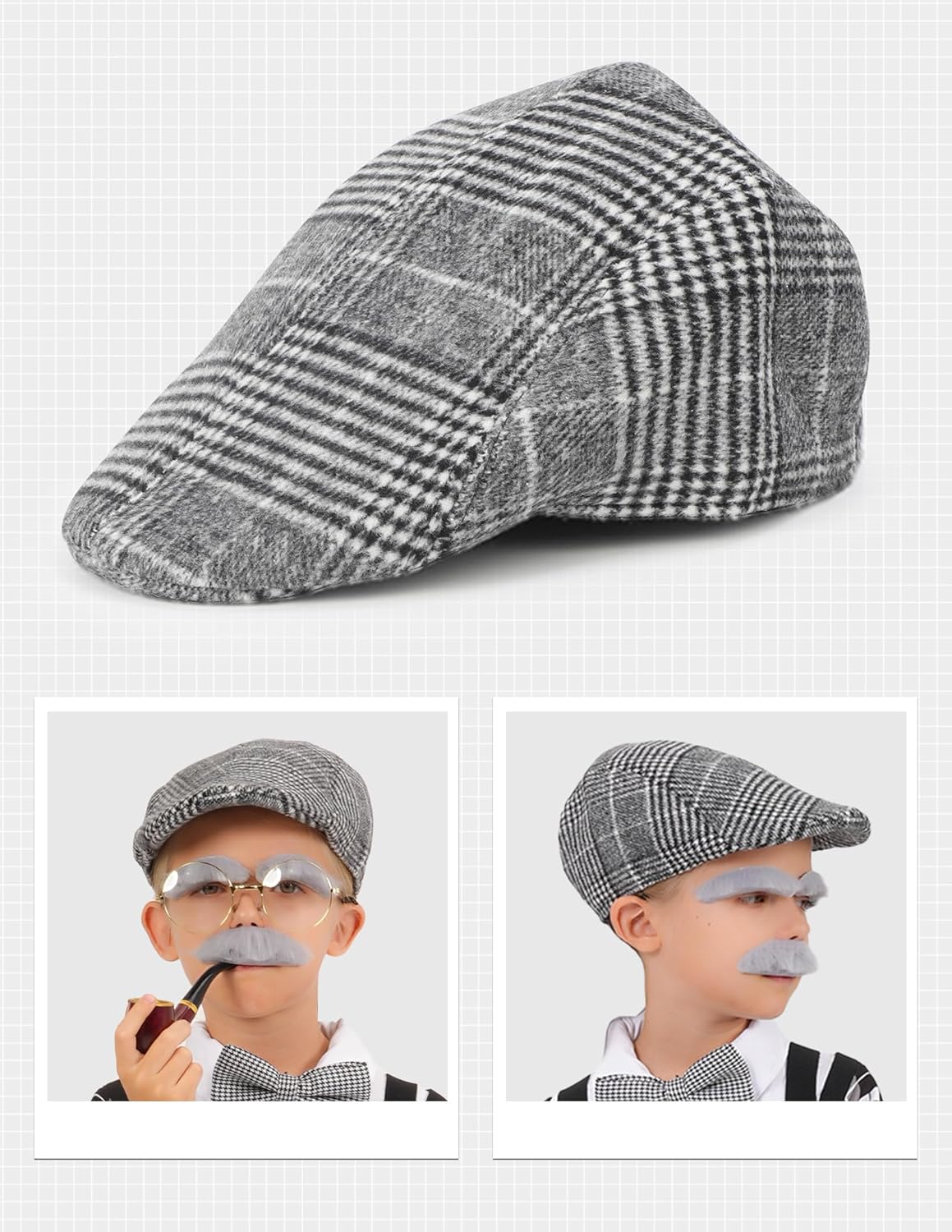 WooWee 100 Days of School Costume for Boys, Old Man Costume for Kids, 100th Day of School Dress Up - Image 4