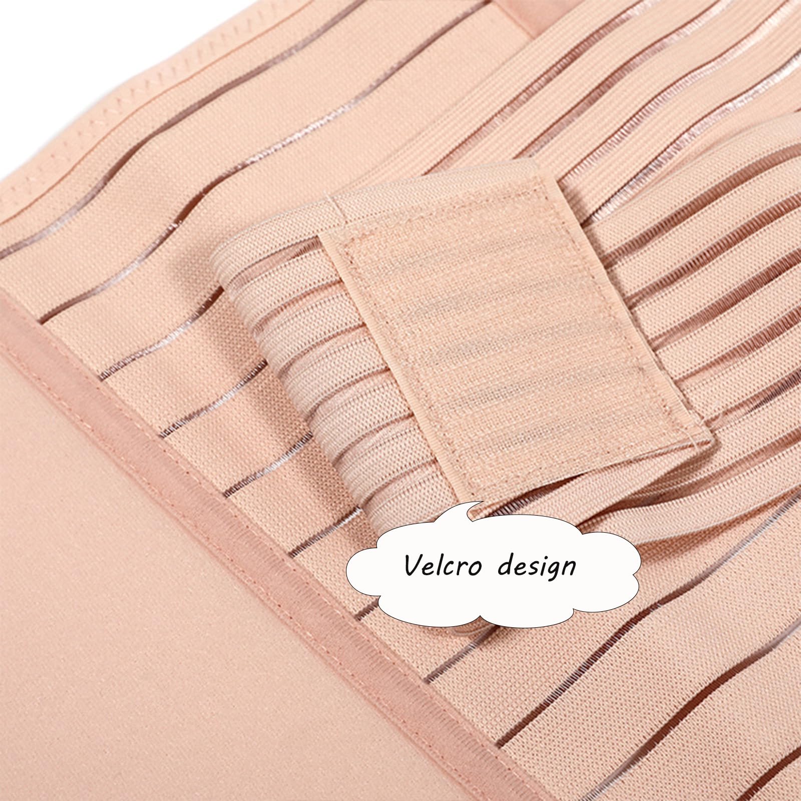 QUINZI Cintura Addominale Post-Parto 3 in 1 Cintura Post-Parto cesareo Recupero Post-Parto Cintura Addominale Post-Parto Shapewear Post-Parto Supporto Addominale Post-Parto Recupero(Beige, XXL)