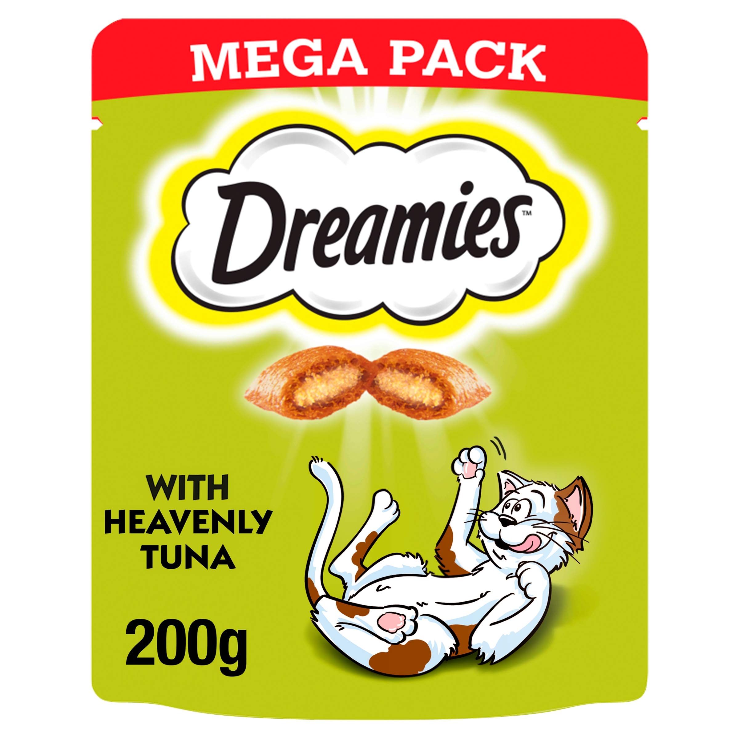 Dreamies Cat Treats Mega Pack with Tuna, 200g