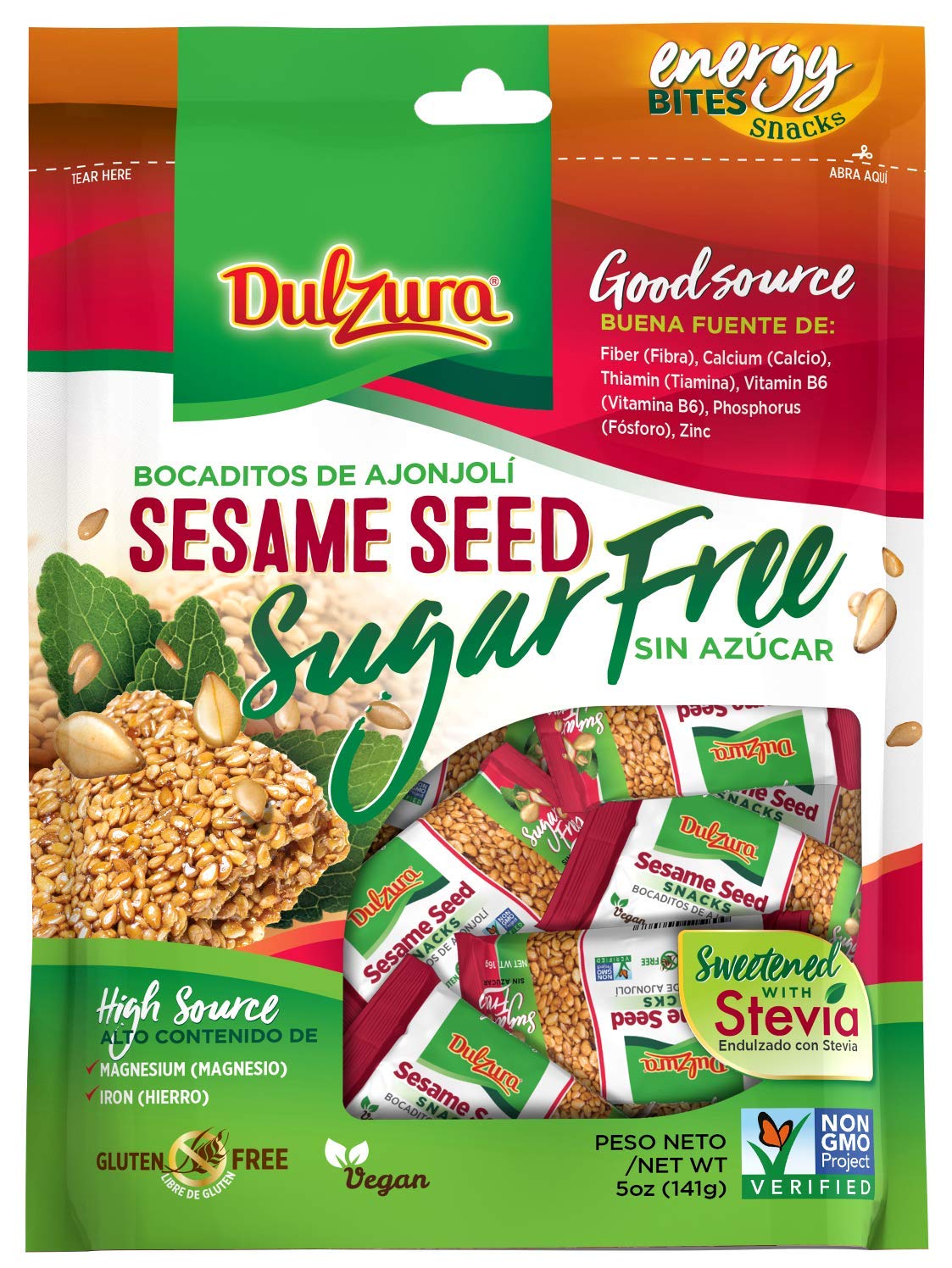 Sesame Seed Sugar Free Snacks, 2 Pack