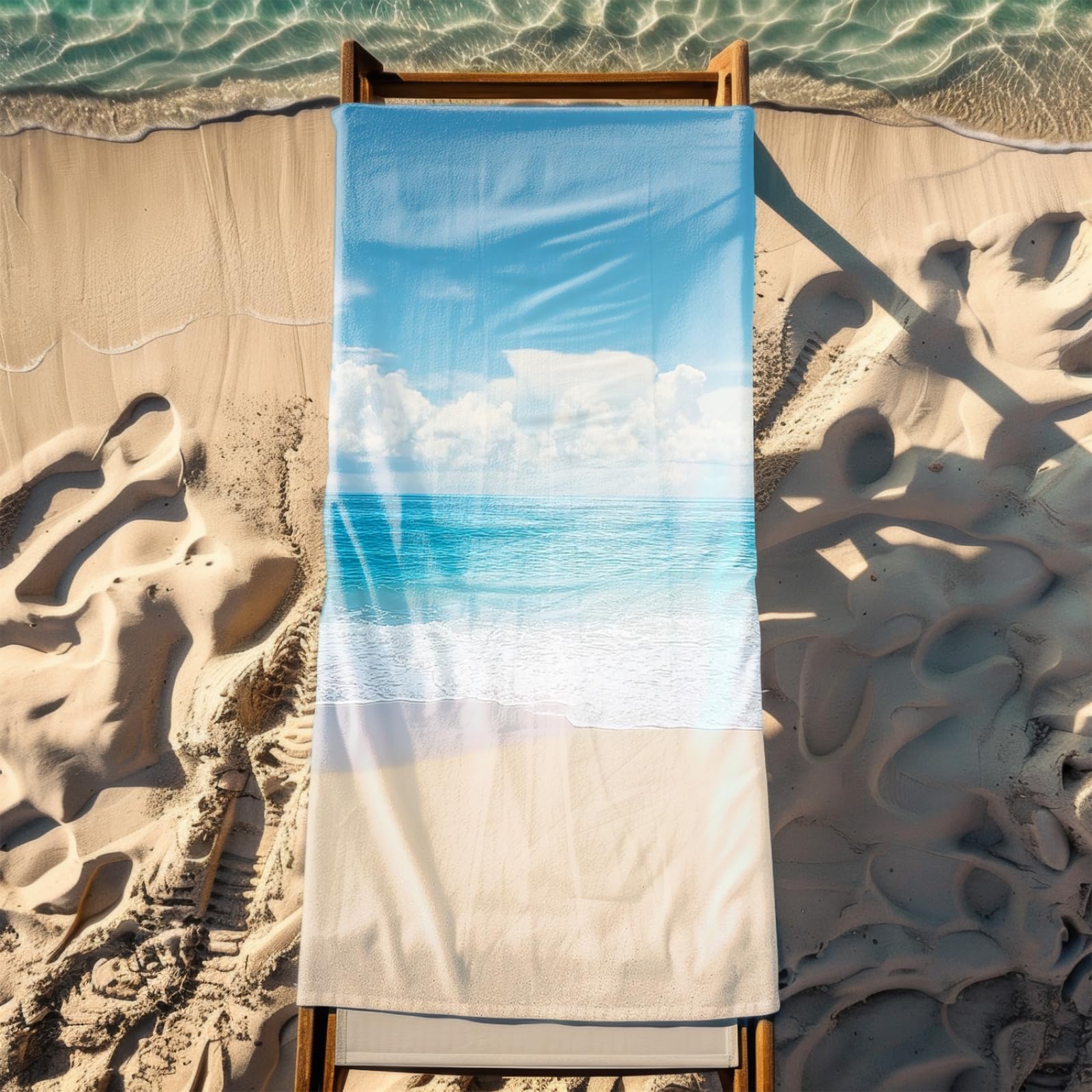 Tapis de Plage XXL Anti Sable Plage Sable Jaune Serviette Piscine Adulte,Natte De Plage Pliable, Voyage Accessoires De Plage Camping,Serviette de Bain Personnalisée