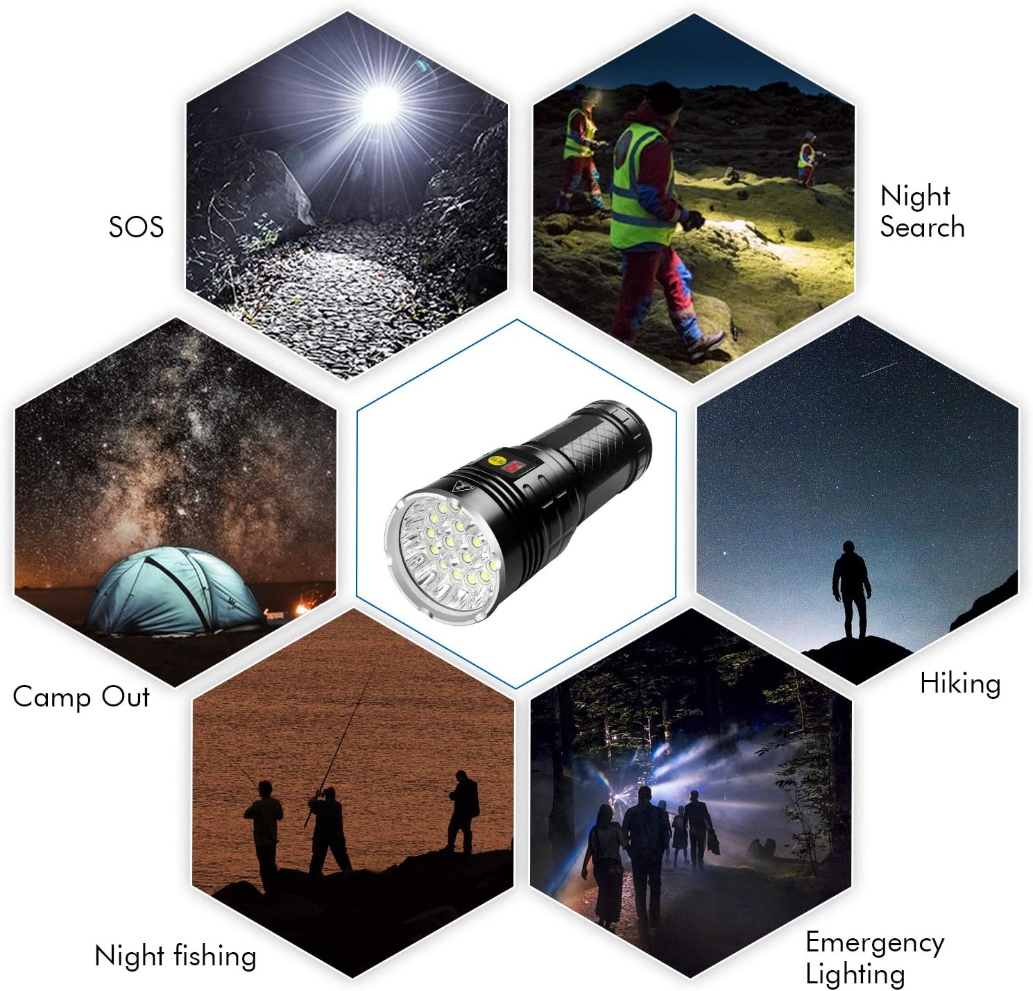 Rechargeable Flashlight Insulation Protection Technology Image