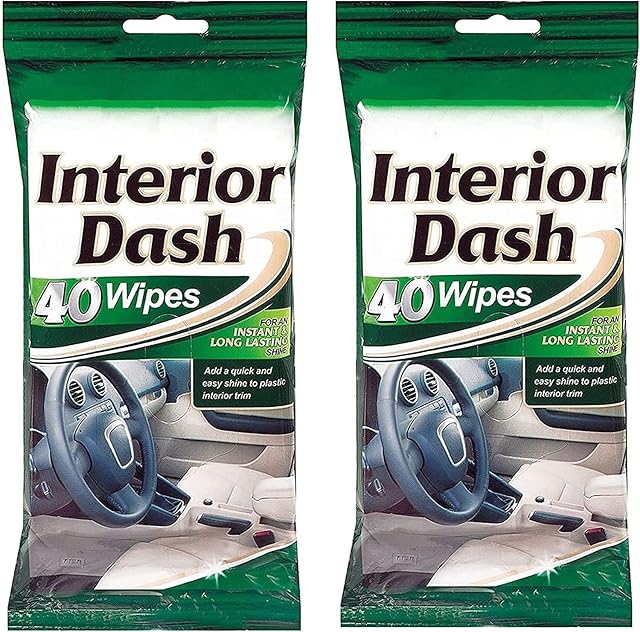 KARRMA 80 Car Interior Dash Wipes - Highly Absorbent, Streak & Scratch Free All Around Car Cleaning Pads Car Wipes | Car Interior Dashboard Wipes for Car Interior Protectant and Cleaning Wipes