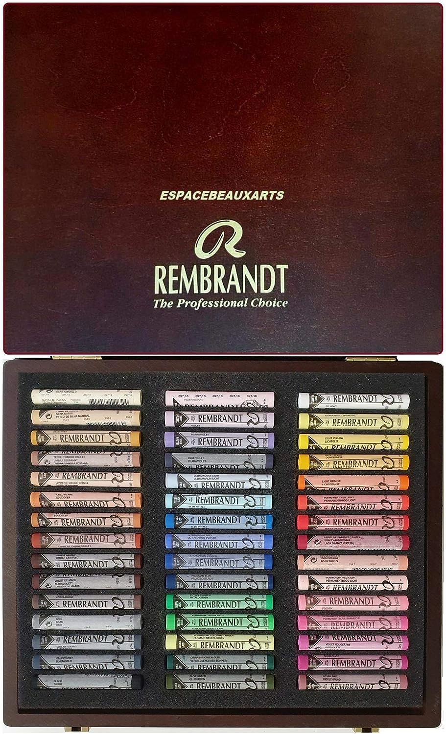Rembrandt Zestaw miękkich suchych pastelowych pałeczek 45, zestaw do wyboru portretu 45 szt
