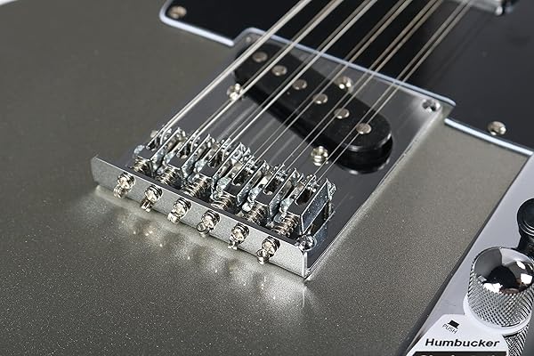 Starshine 激安12弦ギター TLタイプ / 12弦フルサイズエレクトリックギターの初心者向けガイド, ソリッドボディエレキギター トレモロブリッジ Grey