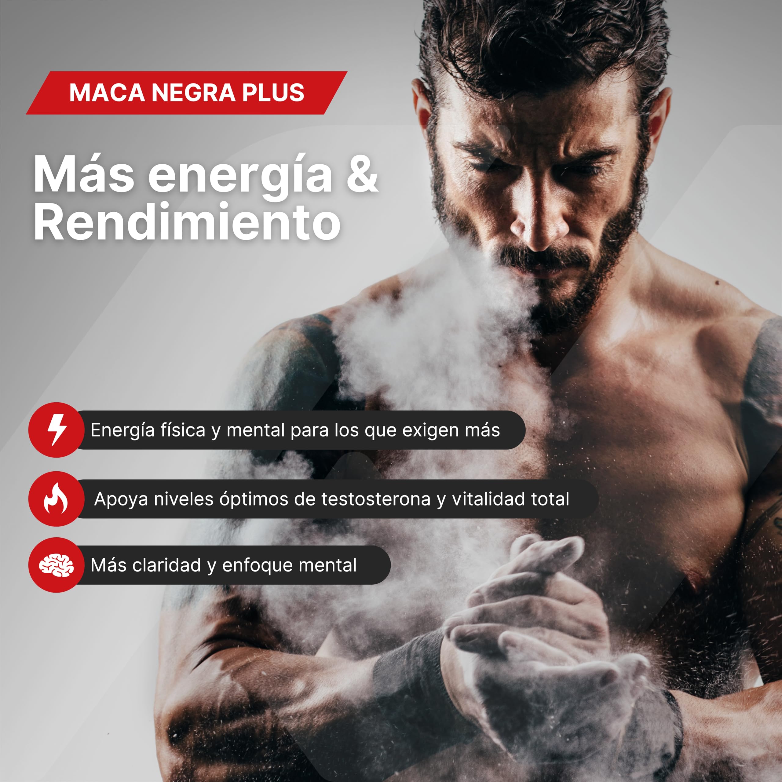 Maca Negra Alta Dosis – 45.000 mg Equivalente (Extracto 100:1) con Zinc, Calcio, Vitamina B6, L-Arginina y Taurina – 180 Cápsulas Veganas de Maca – Sin Cafeína, Sin Gluten ni Lactosa, Vegano – Nyvos