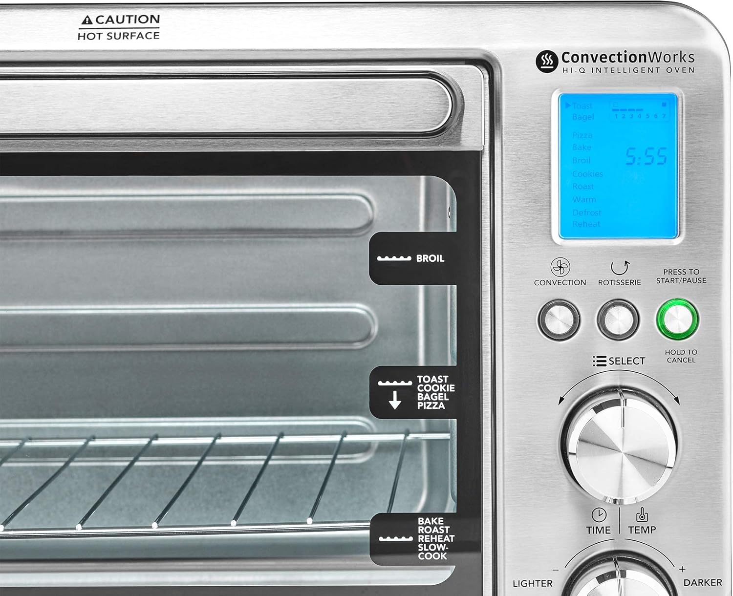 Free Shipping 🛒 Convection Toaster Oven All-In-One 6-slice Compact Countertop Set w/Bamboo Cutting Board (Incl: Rotisserie Spit & Rods, 2 Potholders, Wire Rack, Baking Pan), Teflon-free (Silver) 🛒 Flash Sale Convection Toaster Oven All-In-One 6-slice Compact Countertop Set w/Bamboo Cutting Board (Incl: Rotisserie Spit & Rods, 2 Potholders, Wire Rack, Baking Pan), Teflon-free (Silver)