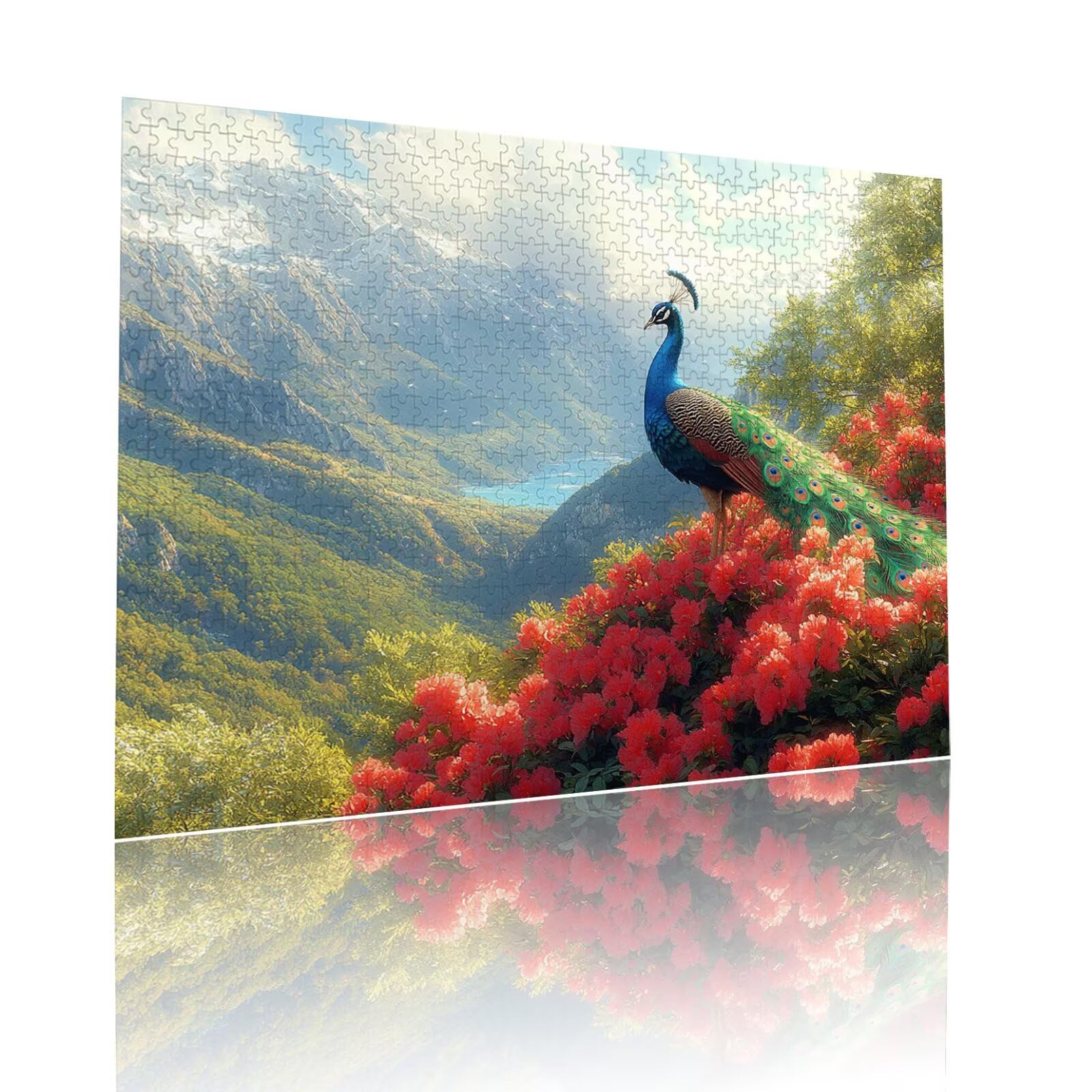 Paw Puzzle dla dorosłych 3000 sztuk Educa Klasyczne puzzle Impossible Flower I wtrąciłem się w najwyższej jakości tajemnicze wyzwanie, z klejem, dla dorosłych i dzieci gra edukacyjna 81x122cm t-401