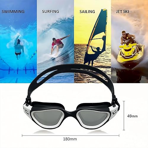 Miniatura 7 de Gafas de natación, gafas de natación, gafas de natación profesionales, antivaho sin fugas, gafas de natación de visión amplia