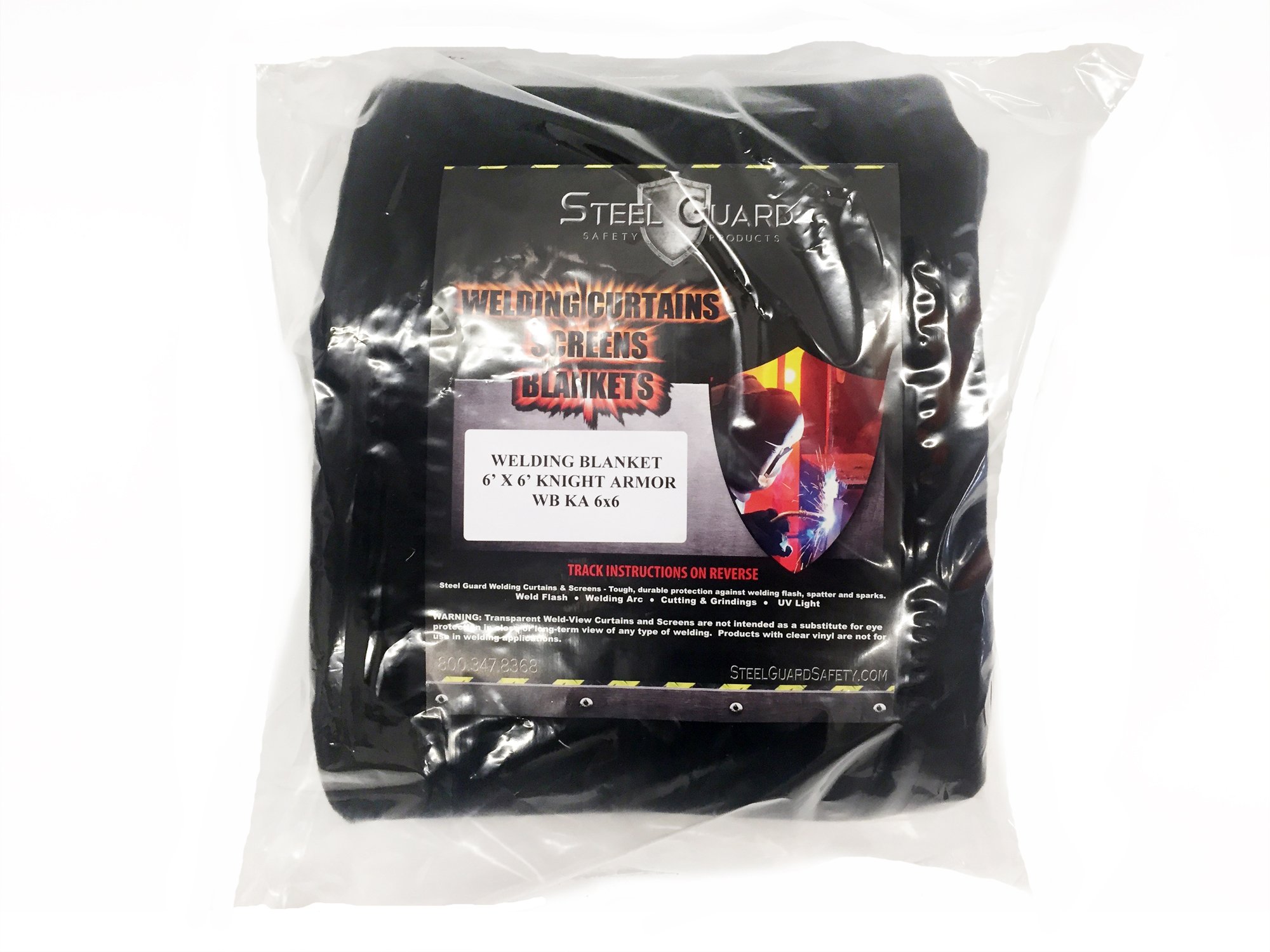 Knight Armor Carbon Fiber Felt Welding Blanket 6' x 8' - 1800 High Temperature Degree Rating