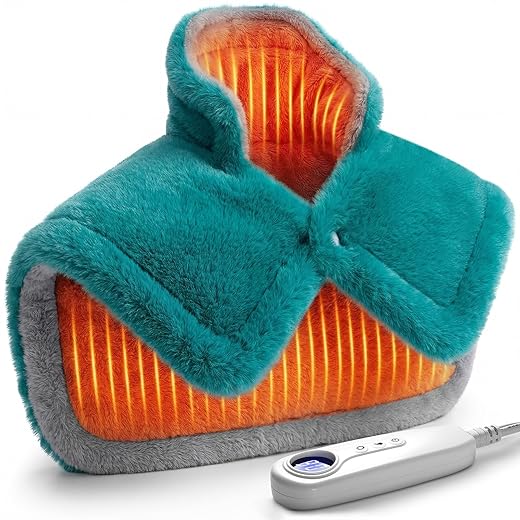 IZZUBIZ Heating Pad for Neck Shoulder and Back Pain Relief, Electric Weighted Heating Pad for Cramps, Knee, Leg and Foot, Gifts for Mothers Day, Fathers Day, Christmas, Birthday, Women, Men, Dad, Mom