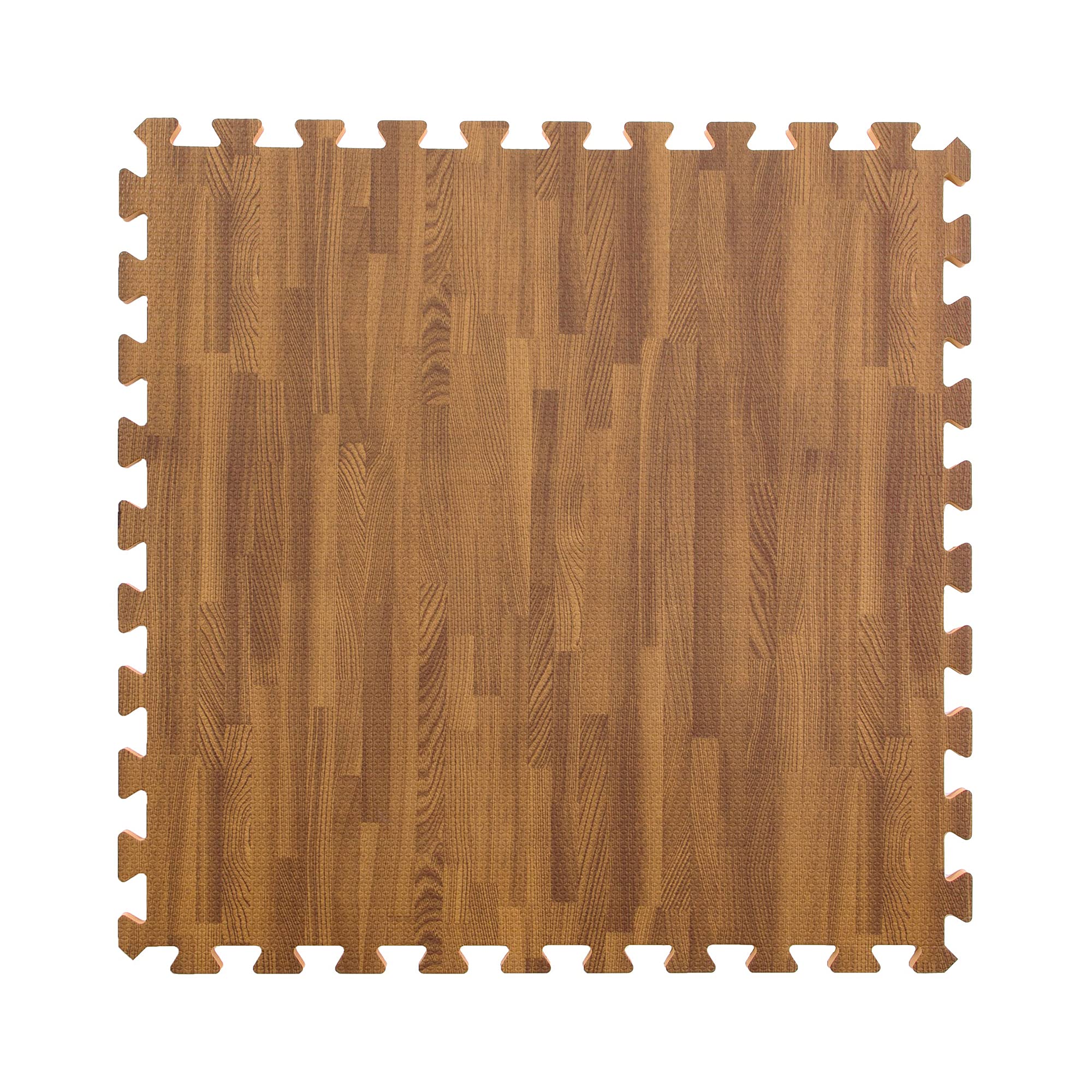 IncStoresPremium Soft Wood Print Foam Flooring Tiles | Interlocking Foam Tiles for Home, Gym, Training and Yoga | 3/8 and 5/8 Inch