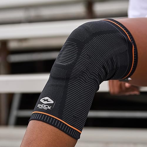 Miniatura 2 de Shock Doctor Rodillera ultra tejida, rodillera para prevenir y curar la inestabilidad de la rótula, lesiones de menisco, esguinces de ligamento