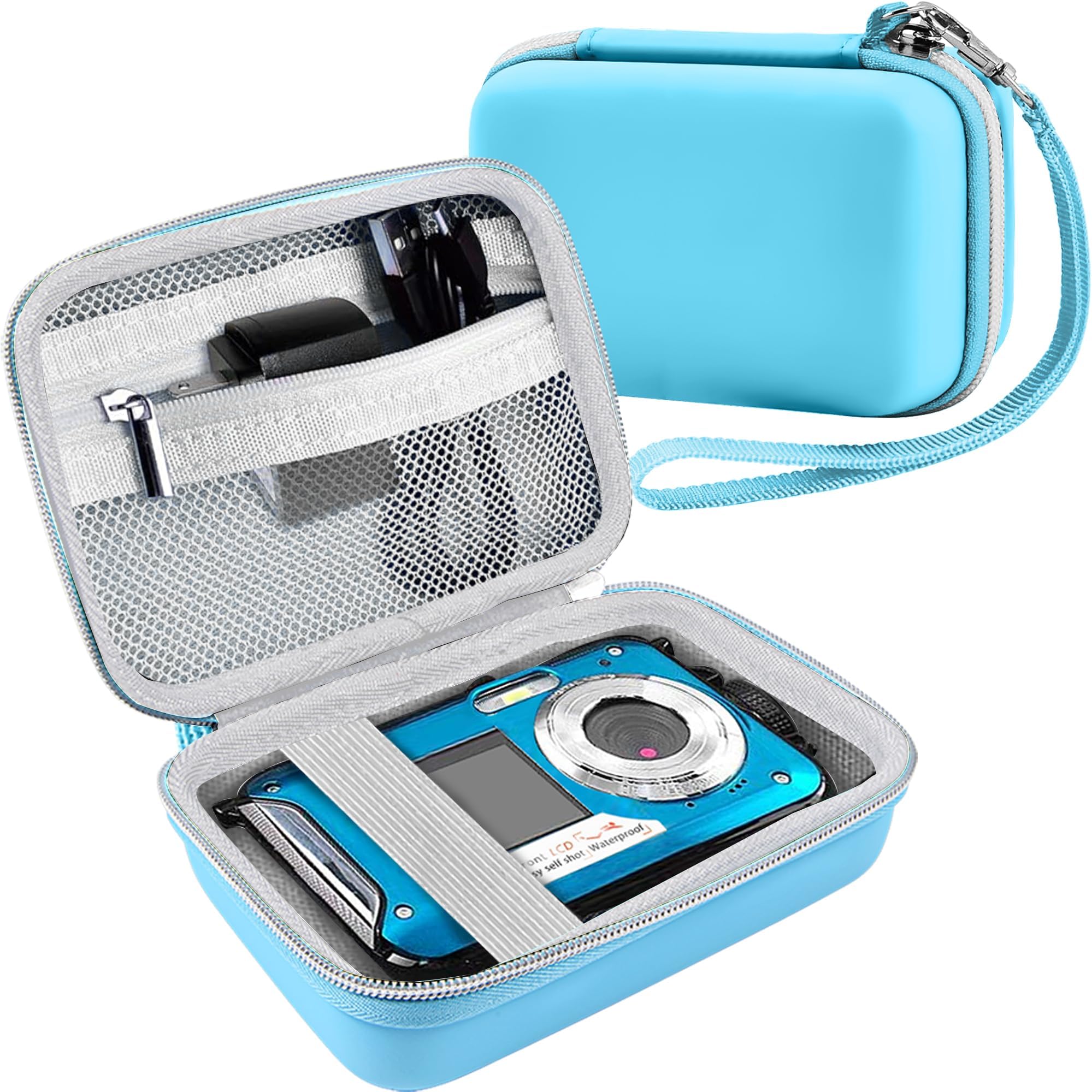 Leayjeen Waterproof Digital Camera Case Compatible with Kodak PIXPRO WPZ2 Rugged Waterproof Digital Camera（Case Only）