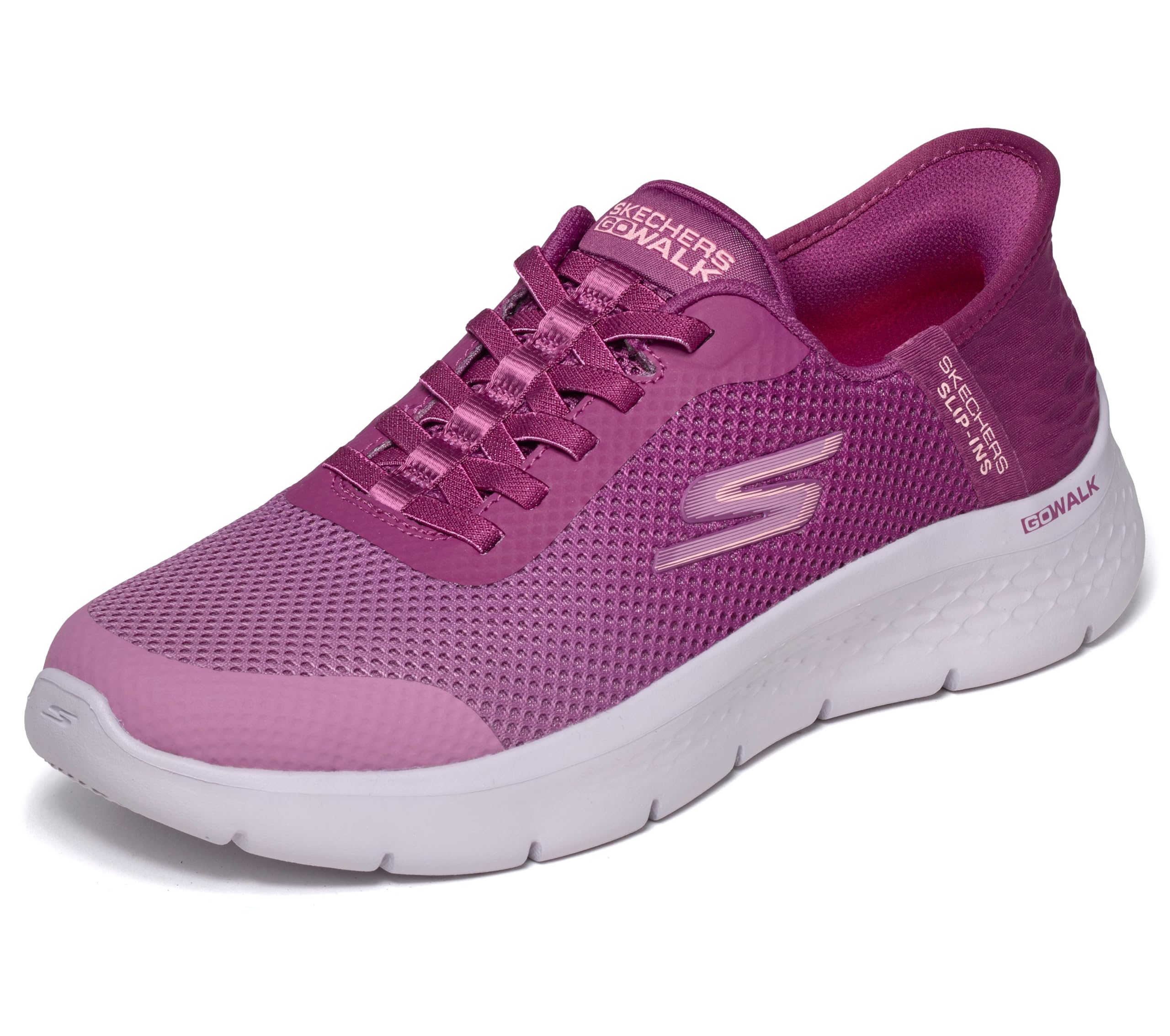 Skechers Women's Go Walk Flex Grand Entry, Red, 7.5 UK