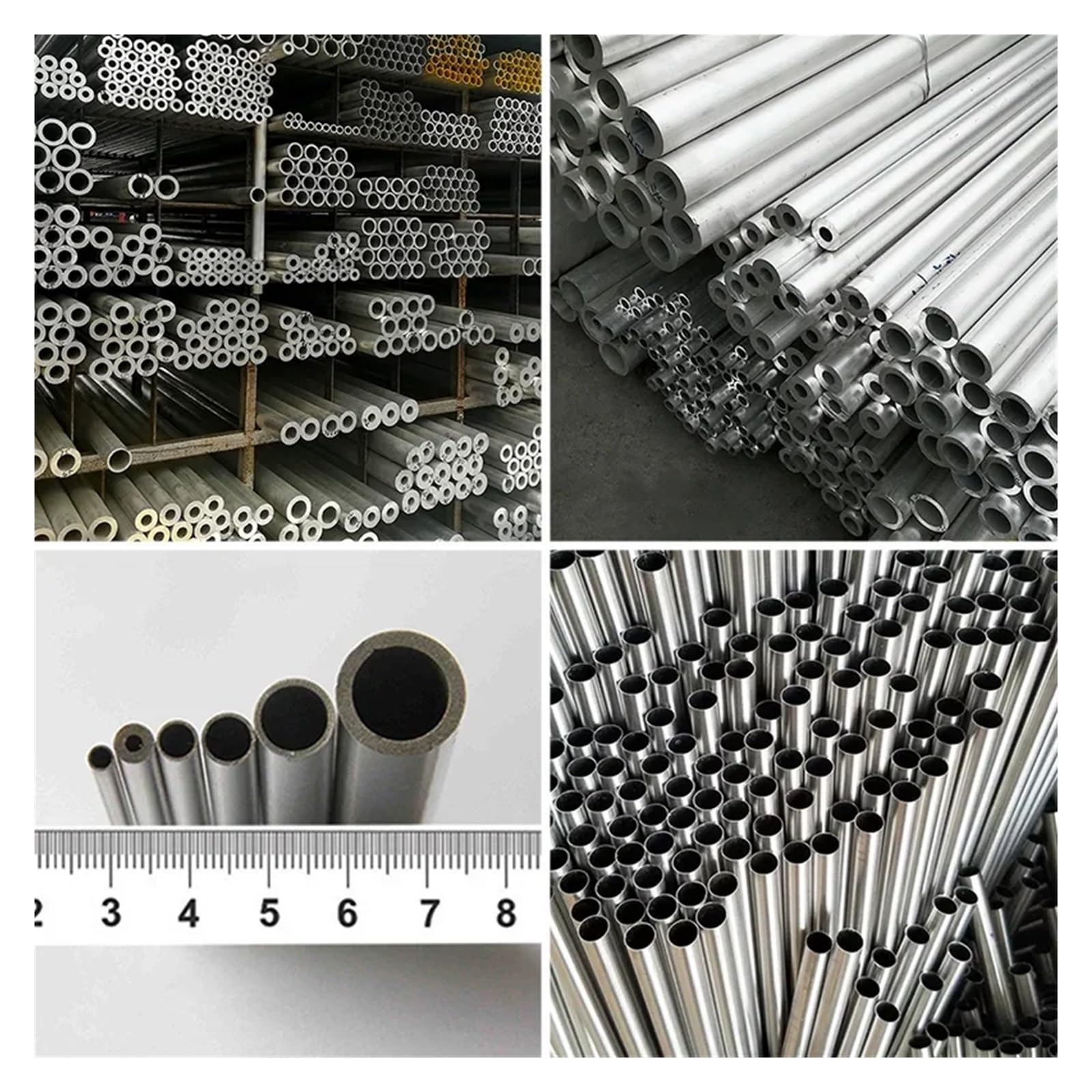 Aluminium Rundrohr 2-5 Stück Aluminiumrohr 1 mm Dicke 21–40 Außendurchmesser gerade 300 lang rund 6063 Aluminiumlegierungsrohr für Heimwerker(5 pieces,OD 40 x ID 38mm)