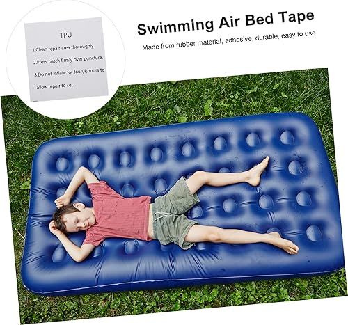 Miniatura 6 de Kit de reparación de 20 hojas de película de reparación de colchón de aire, kit de reparación de tienda de campaña, kit de parche de cama de aire