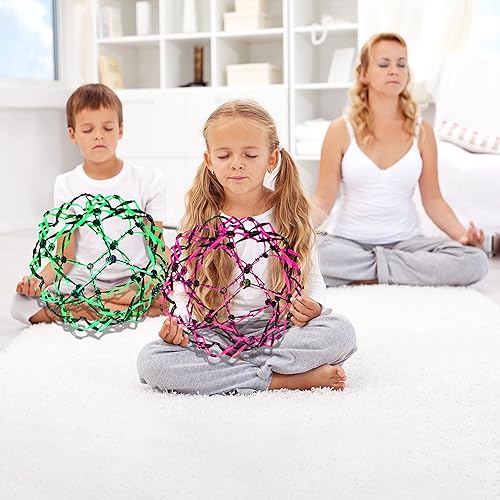 Miniatura 3 de 4E's Novelty Paquete de 3 bolas de respiración expandibles, juguete expandible para aliviar el estrés para niños y adultos, para ansiedad, yoga,