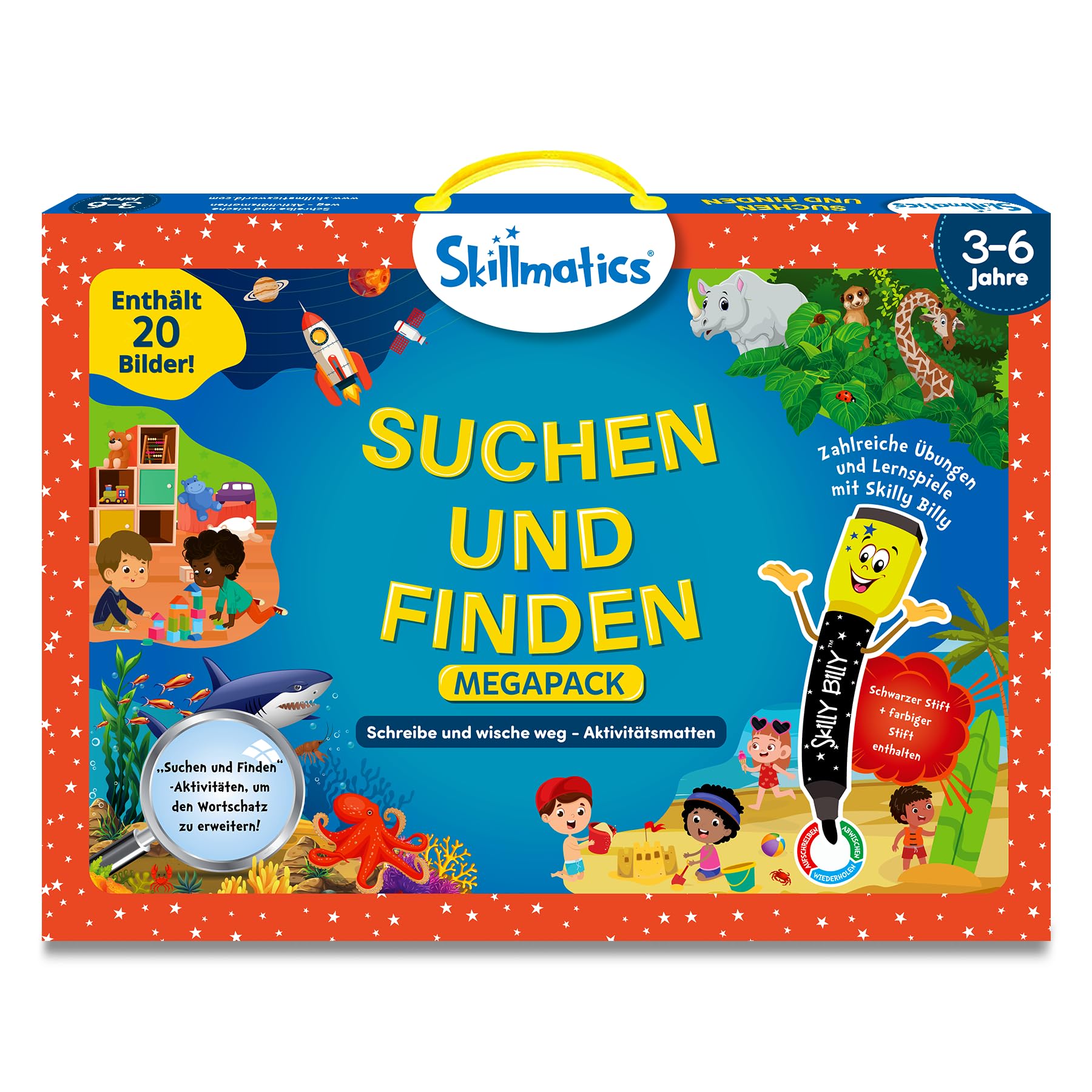 Skillmatics Lernspiel - Lernen im Vorschulalter für 3 bis 6 Jahre