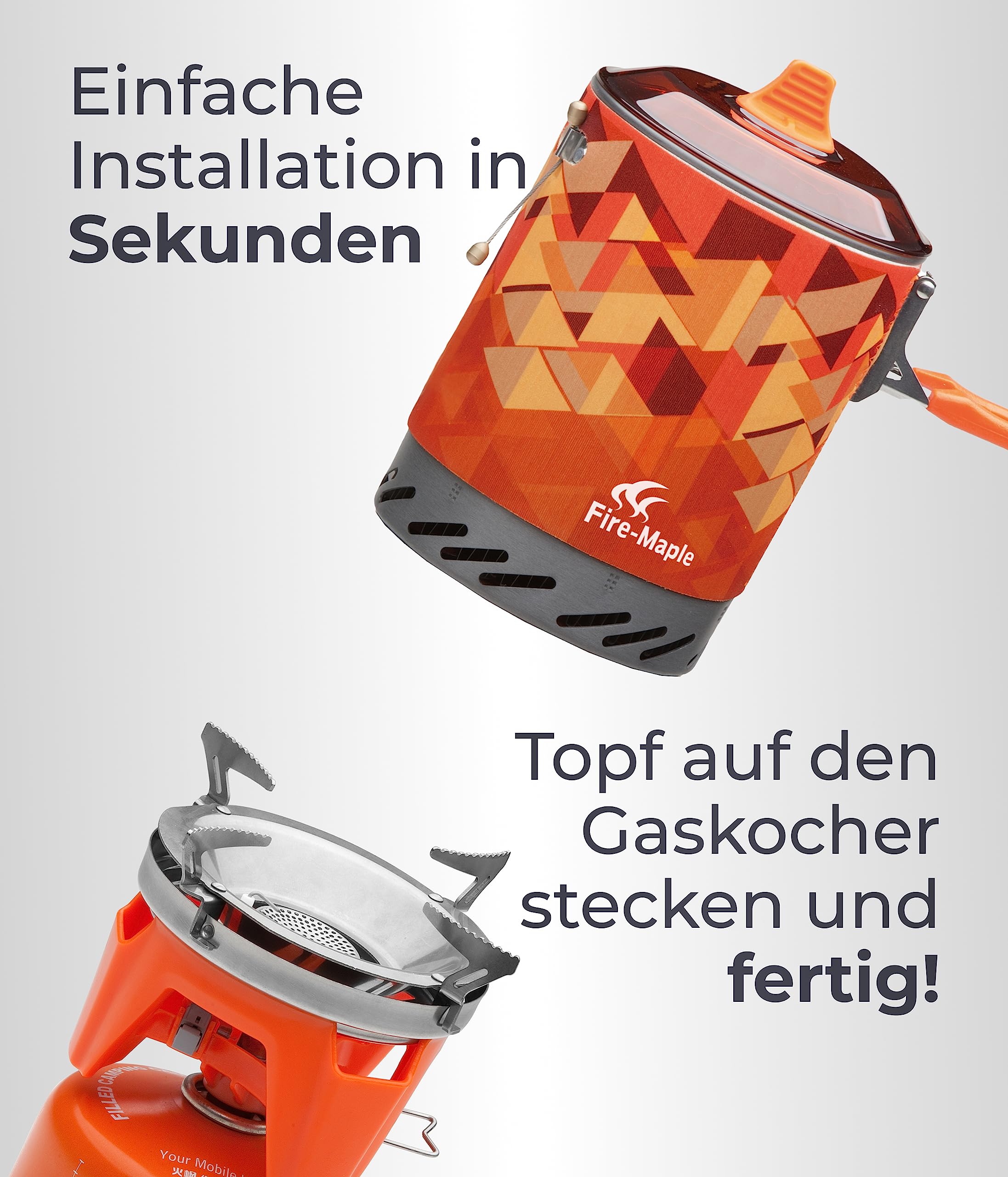 Star X2 Orange Gaskocher-Set