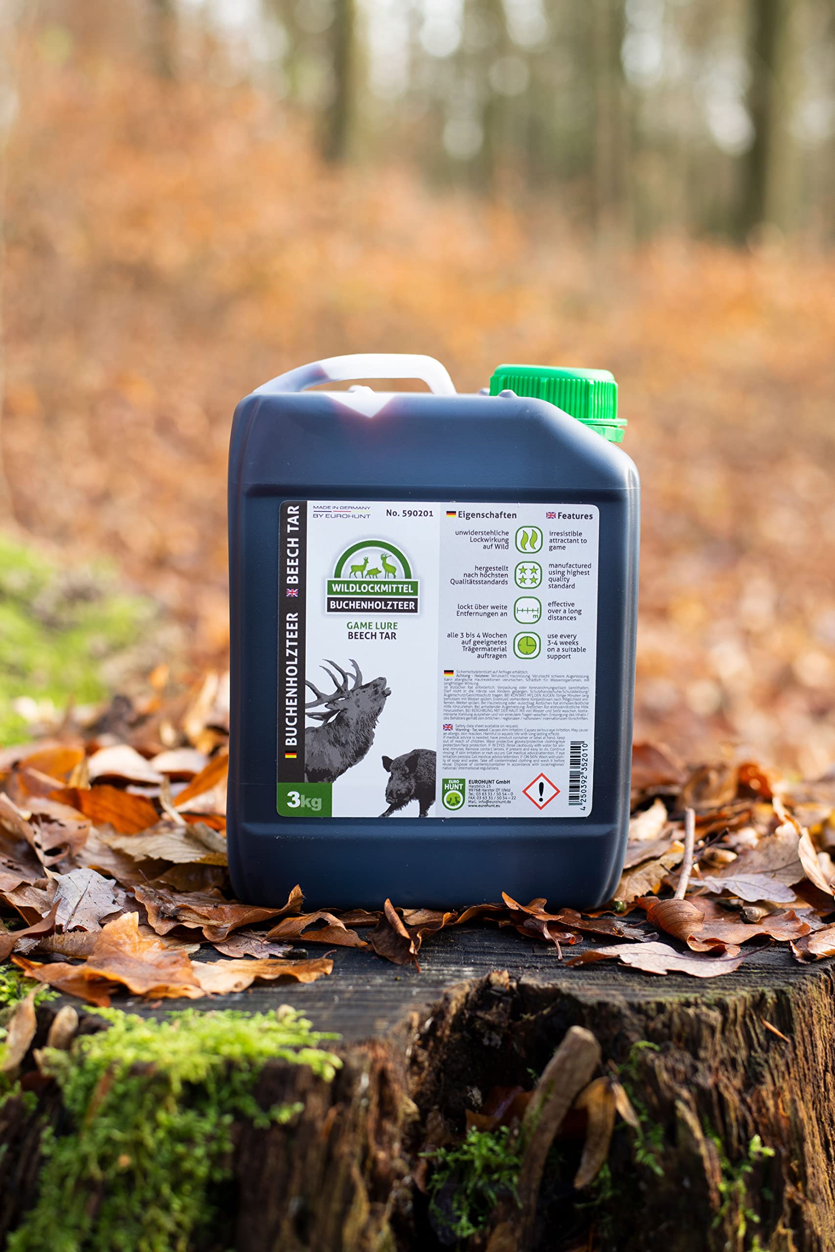 Eurohunt 590201 - Catrame di Legno di Faccio, 2,5 l