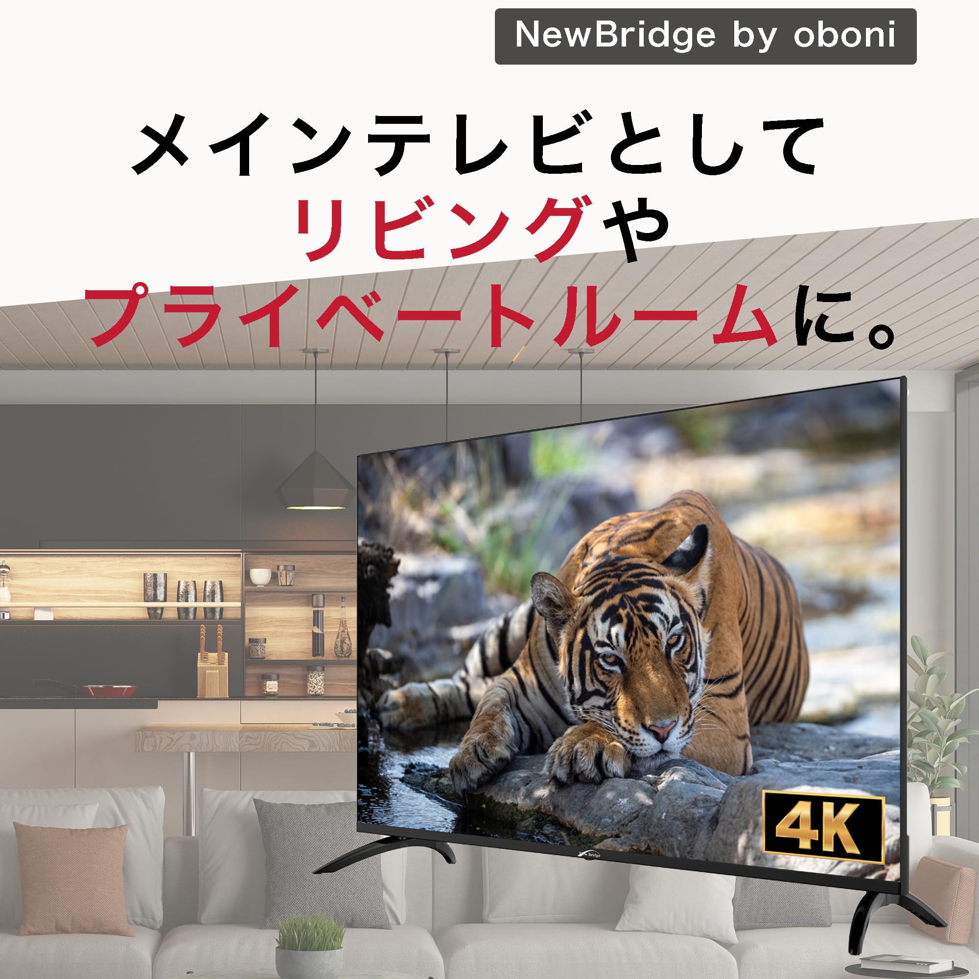 Amazon | NewBridge 50V型 4K対応テレビ Google TV 地上波もネット動画 