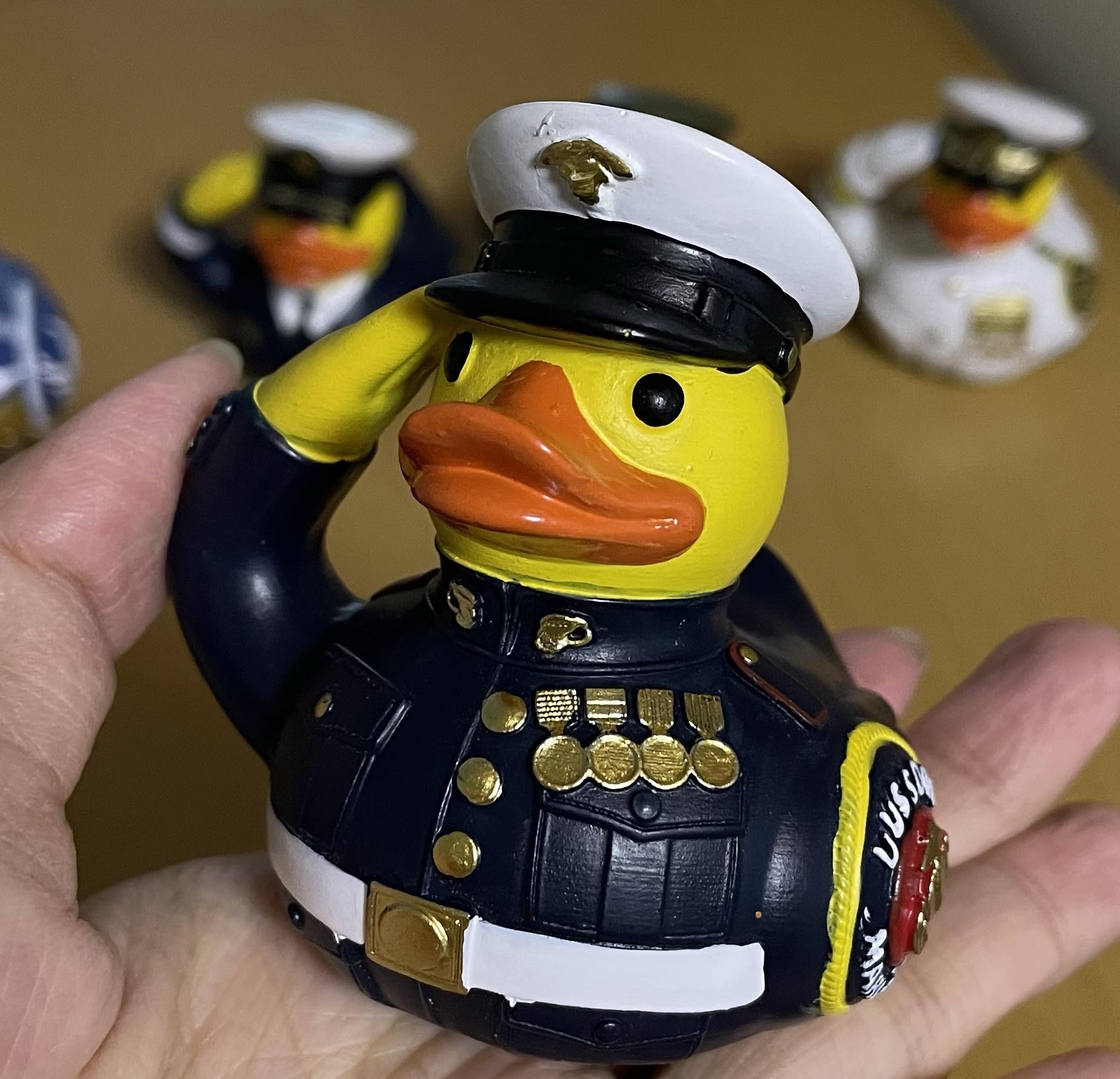 Ducks For Jeeps GangZhENgSd 2025 Veteran Tribute Duck, Military