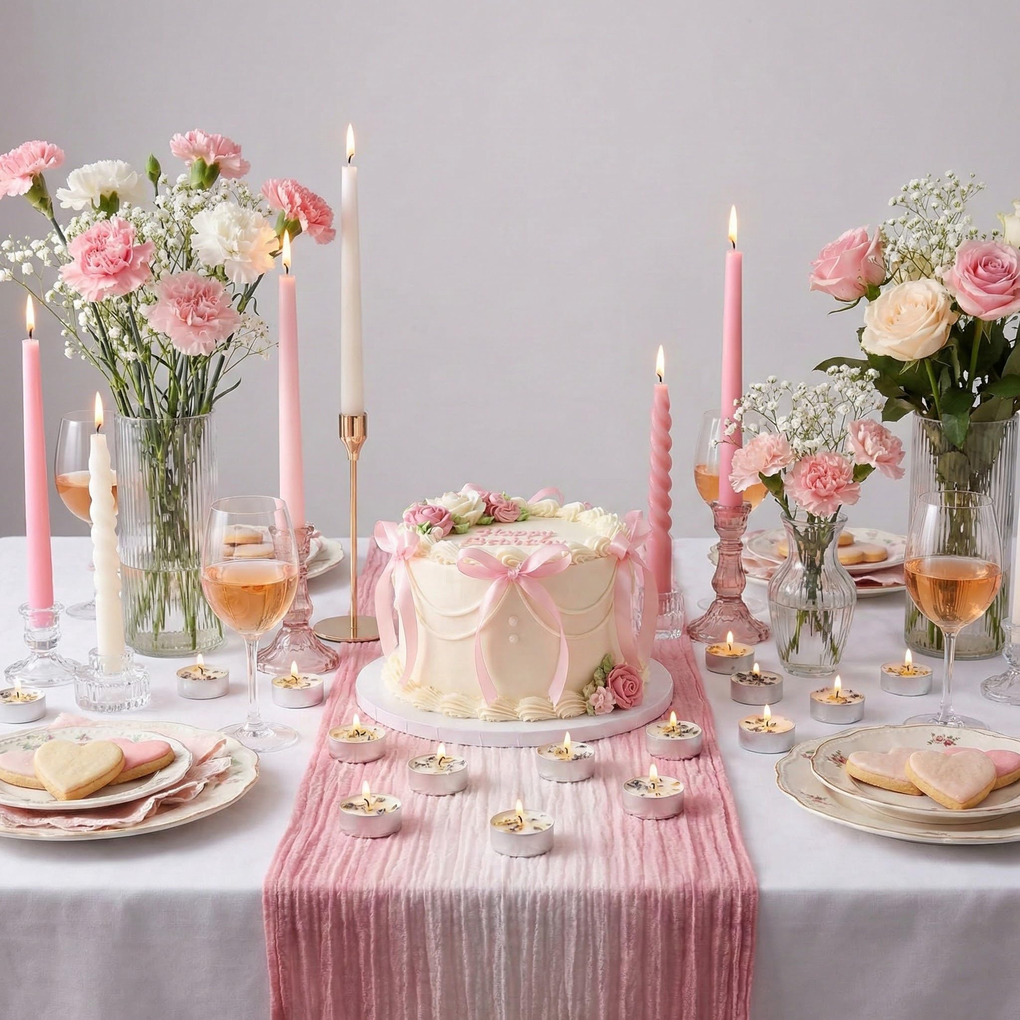 Teelichtkerzen mit Lavendelduft, Palmenwachs, weiße Teelichter, pflanzengetrocknete Blume, paraffinfrei, Duft, Votivkerzen für Hochzeit, Heimdekoration, 16 Stück