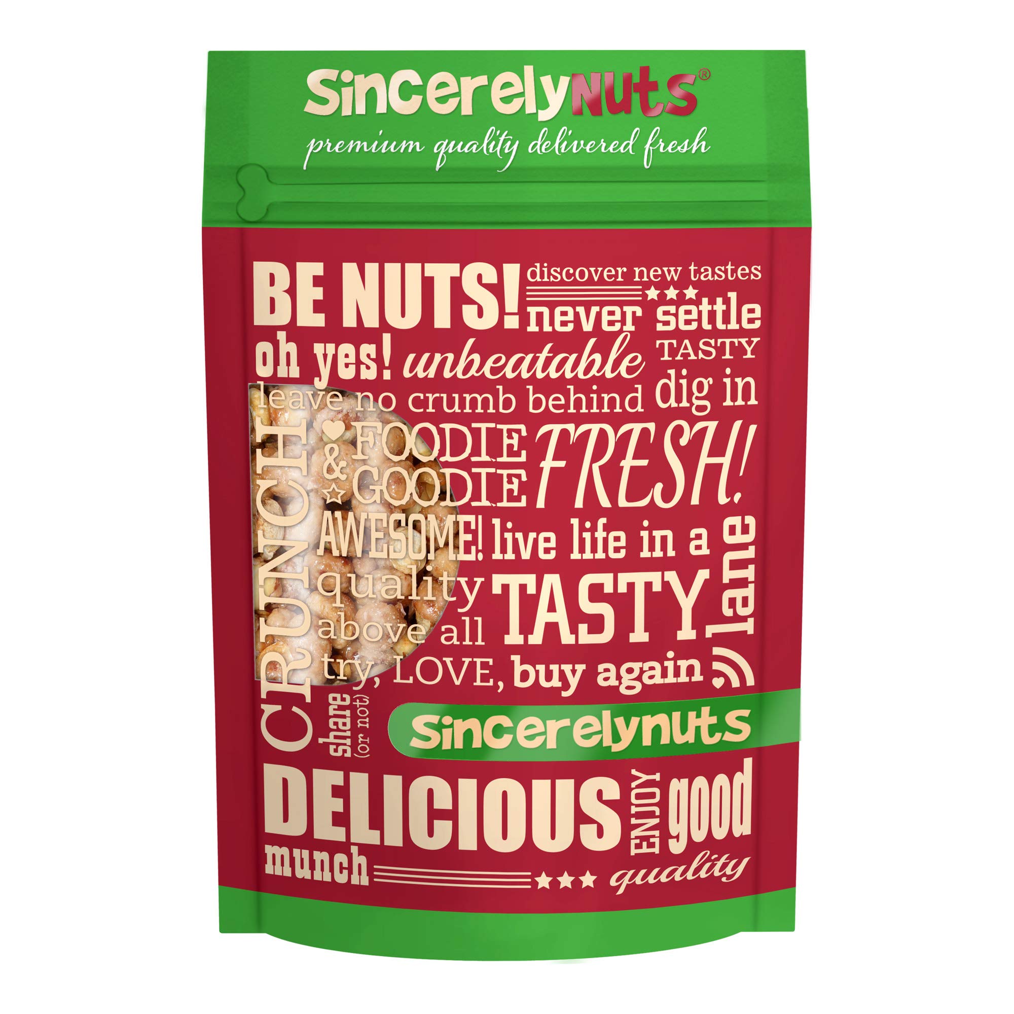 - Sincerely Nuts – Toffee Peanuts | Three Lb. Bag | Deluxe Kosher Snack Food | Healthy Source of Protein, Vitamin & Mineral Nutritional Content | Gluten Free Gourmet Quality Nut