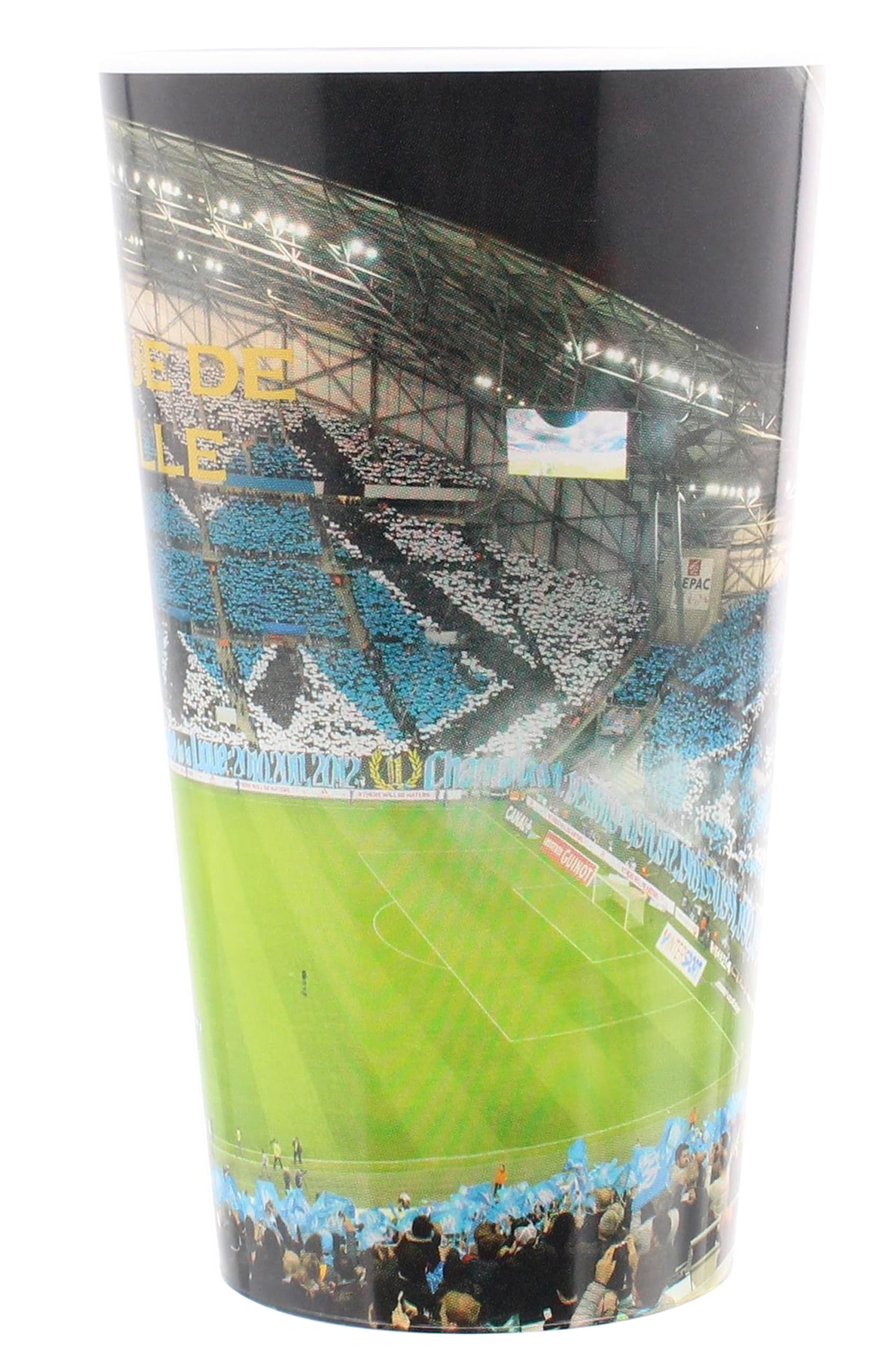 OLYMPIQUE DE MARSEILLE 2 x Verre gobelet éco cup 600 ml OM - Collection officielle Fabriqué en France