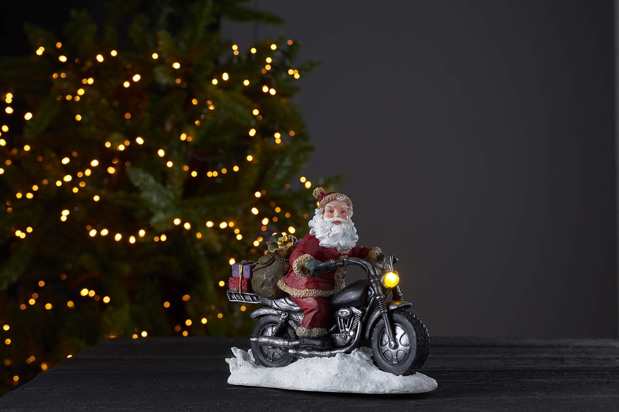 Best Season Trainville Decorazione Natalizia LED Con Casa E Treno Rotante – Multicolore – 19x21 Cm – 8 Melodie E Timer - 2