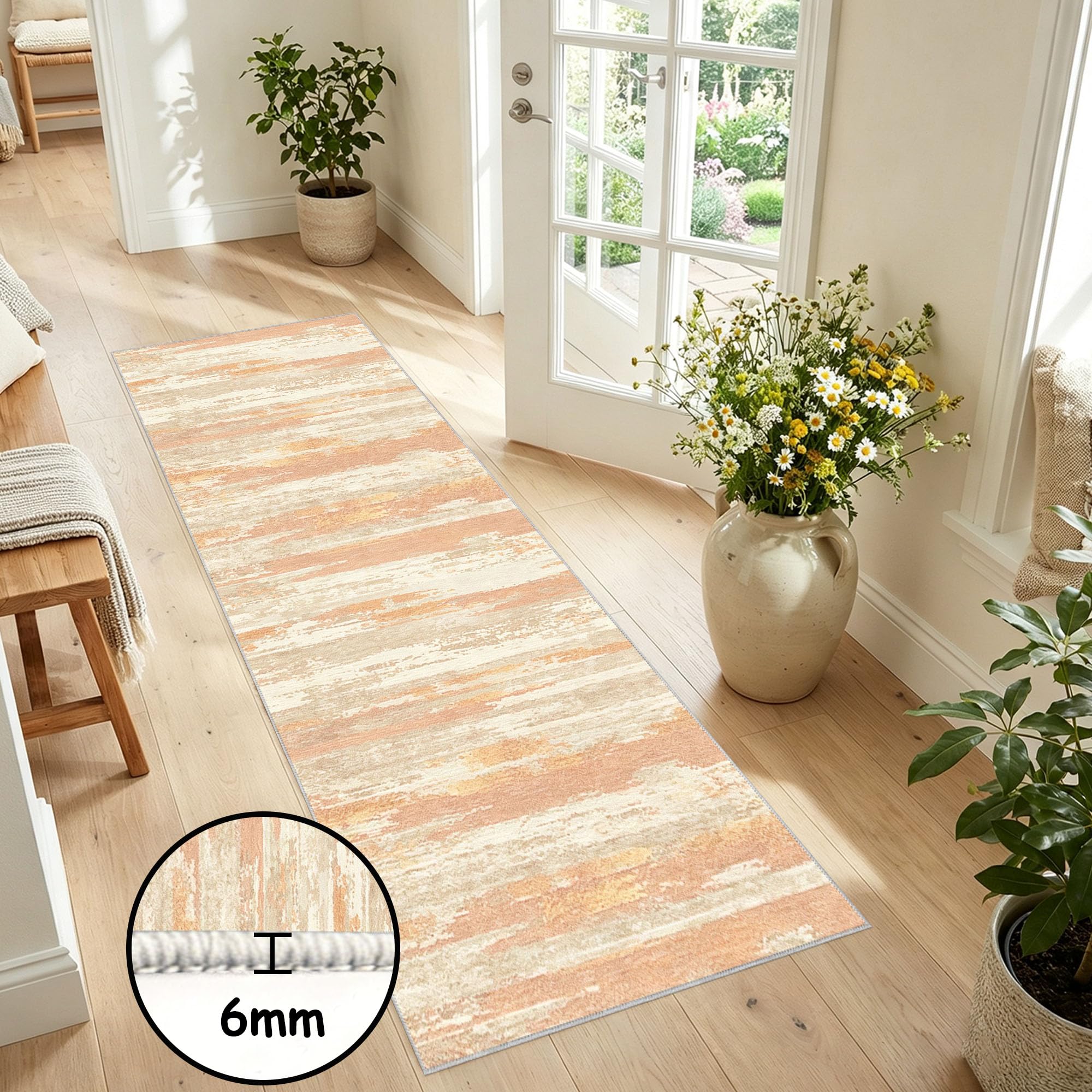 Tapis Couloir Antidérapant Long Rug 90 x 180 cm