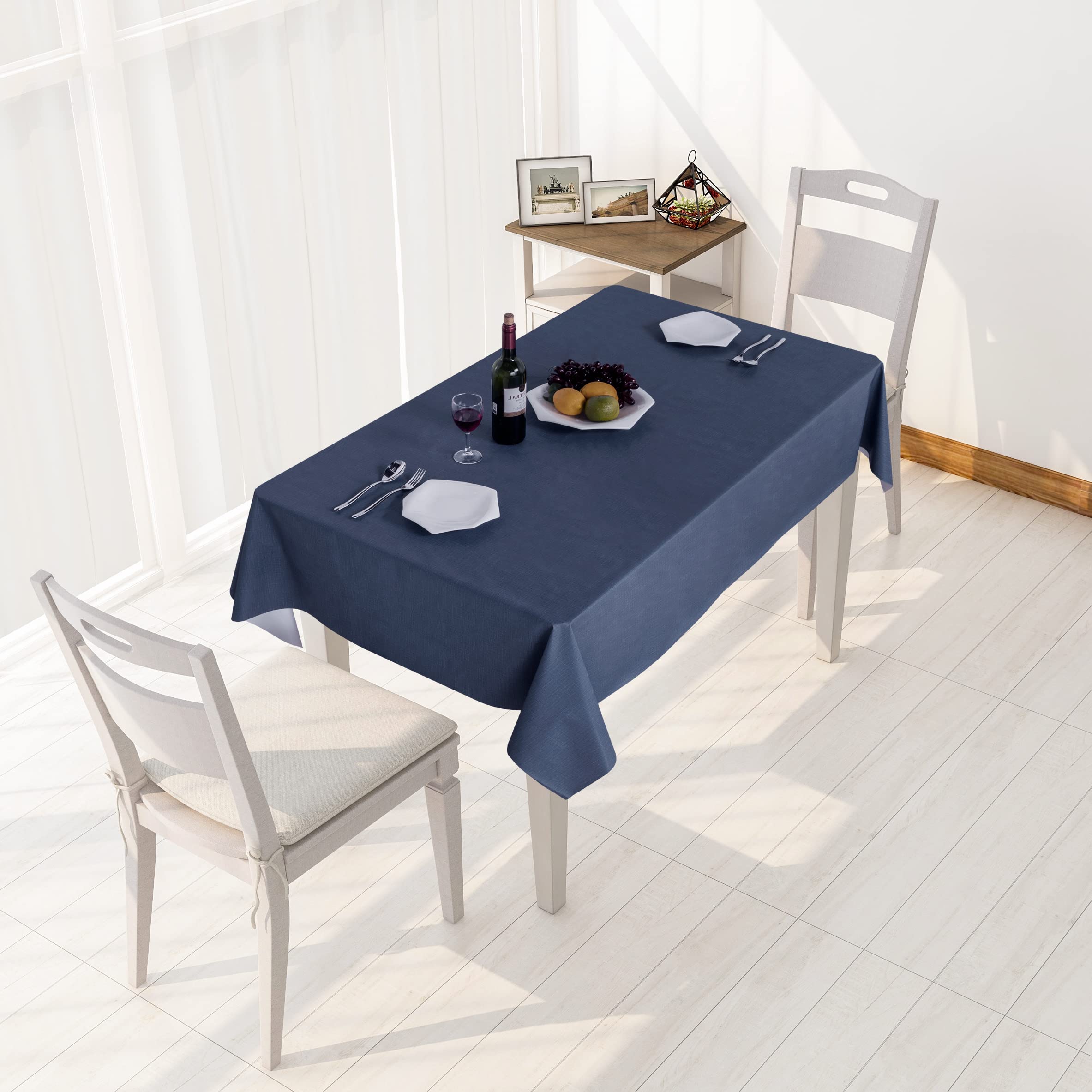 Snapklik.com : Sancua 100% Waterproof Rectangle PVC Tablecloth - 54 X ...