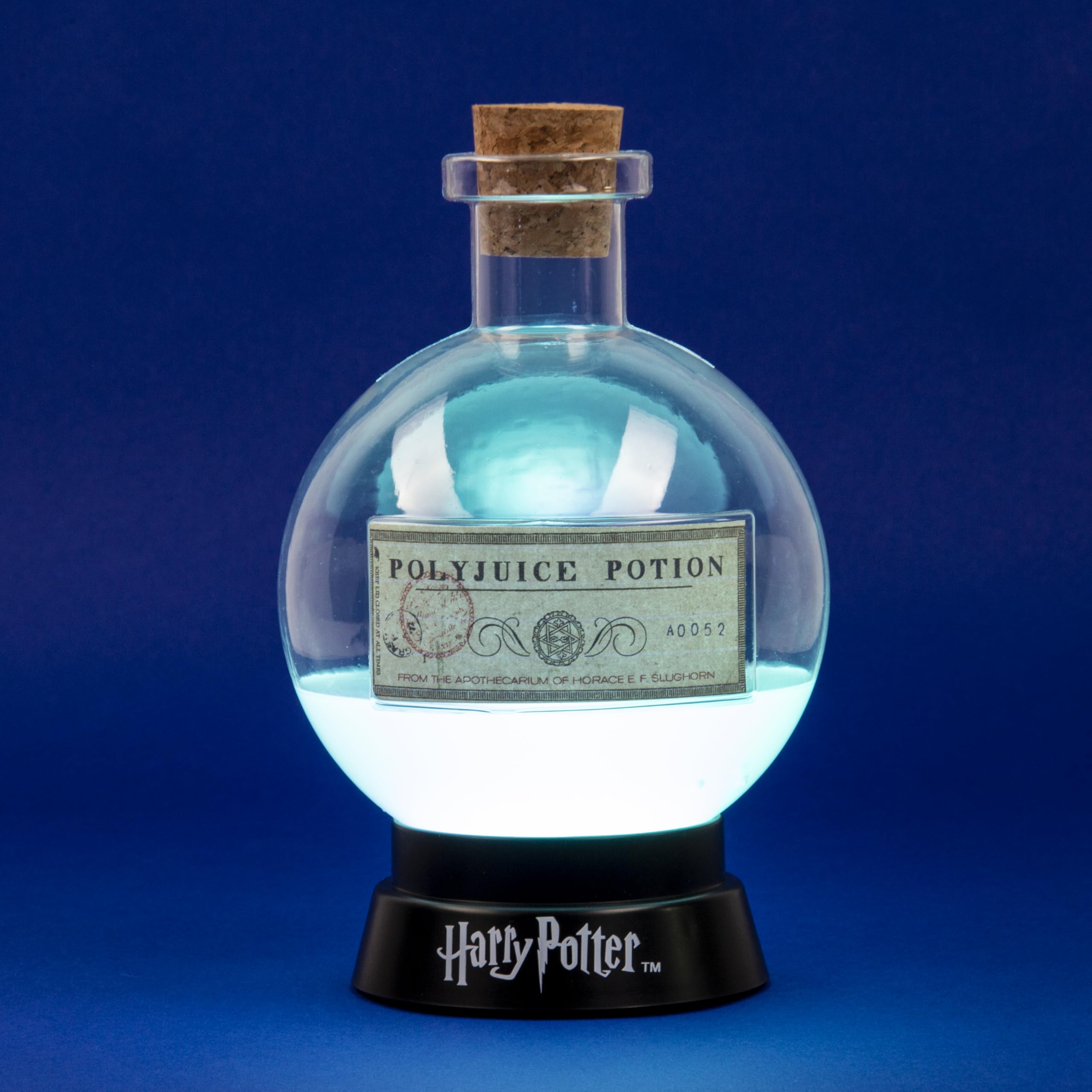 WONDEE Harry Potter Lampada da Tavolo e Luce Notturna Pozione Mágica, Harry Potter Gadget Ufficiale, Harry Potter Regali per Donna, Uomo, Bambino e Bambina, Regalo Decorazione Magica (Lungo)