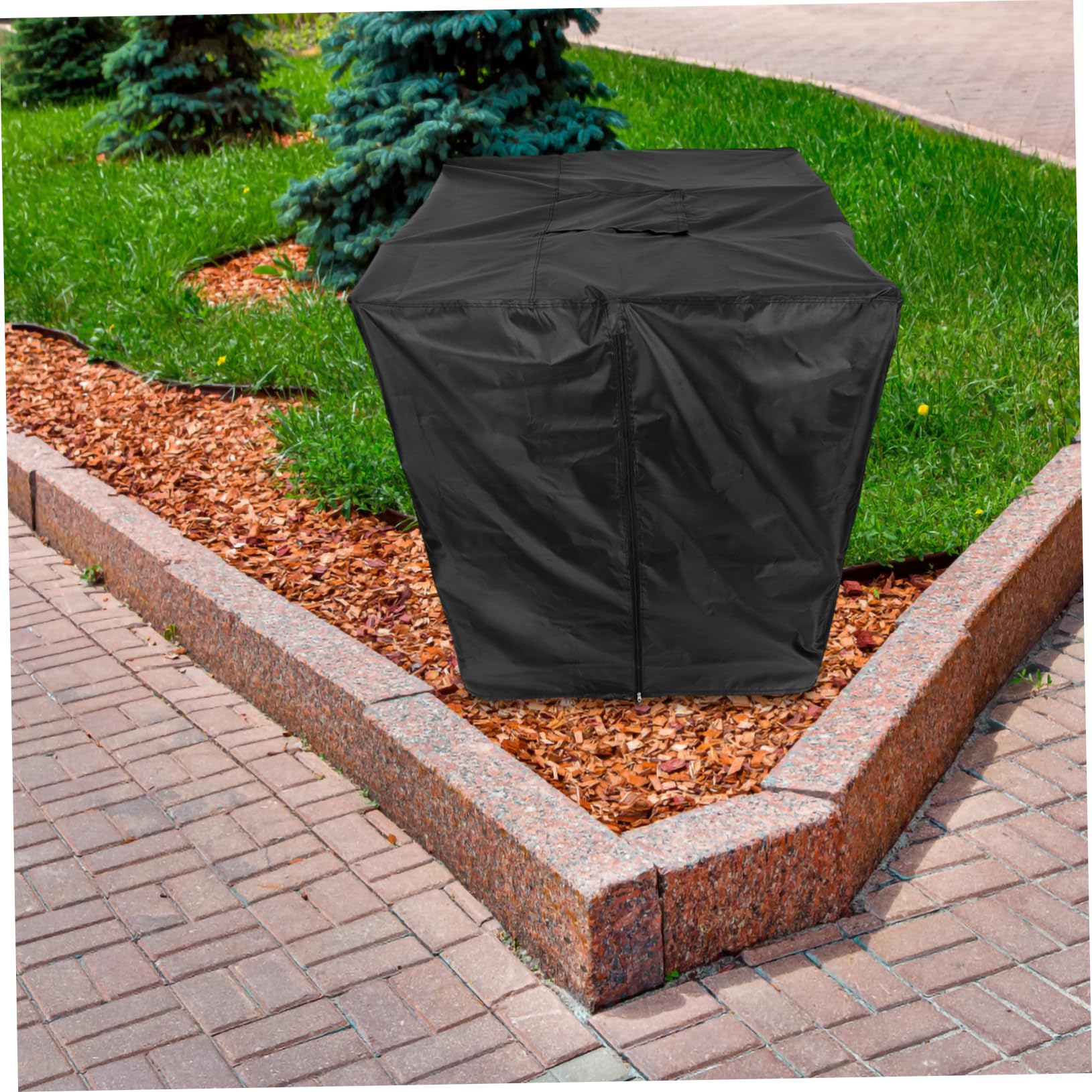 Cubierta para Tanque de Agua Ibc de 275 Galones de Tela Oxford Resistente, y Fácil de Instalar para Protección en Jardín Exterior