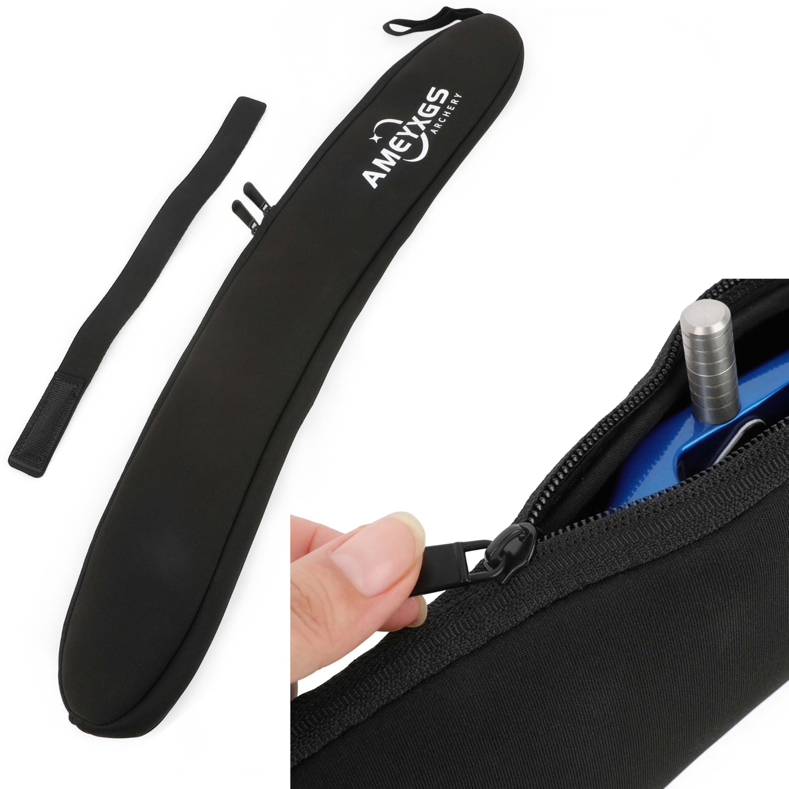 Poearcus Recurve Bow Riser Bag Portable wear-Resistant Bow Grip Case Protective Storage Bag for Archery Bow Handles (Type 2)