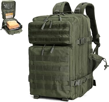 LUPU TACTICAL Backpack for Men and Women 45L Army Green