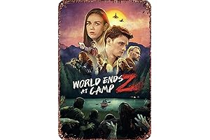 World Ends at Camp Z Movie Tin Poster (30X20 cm)