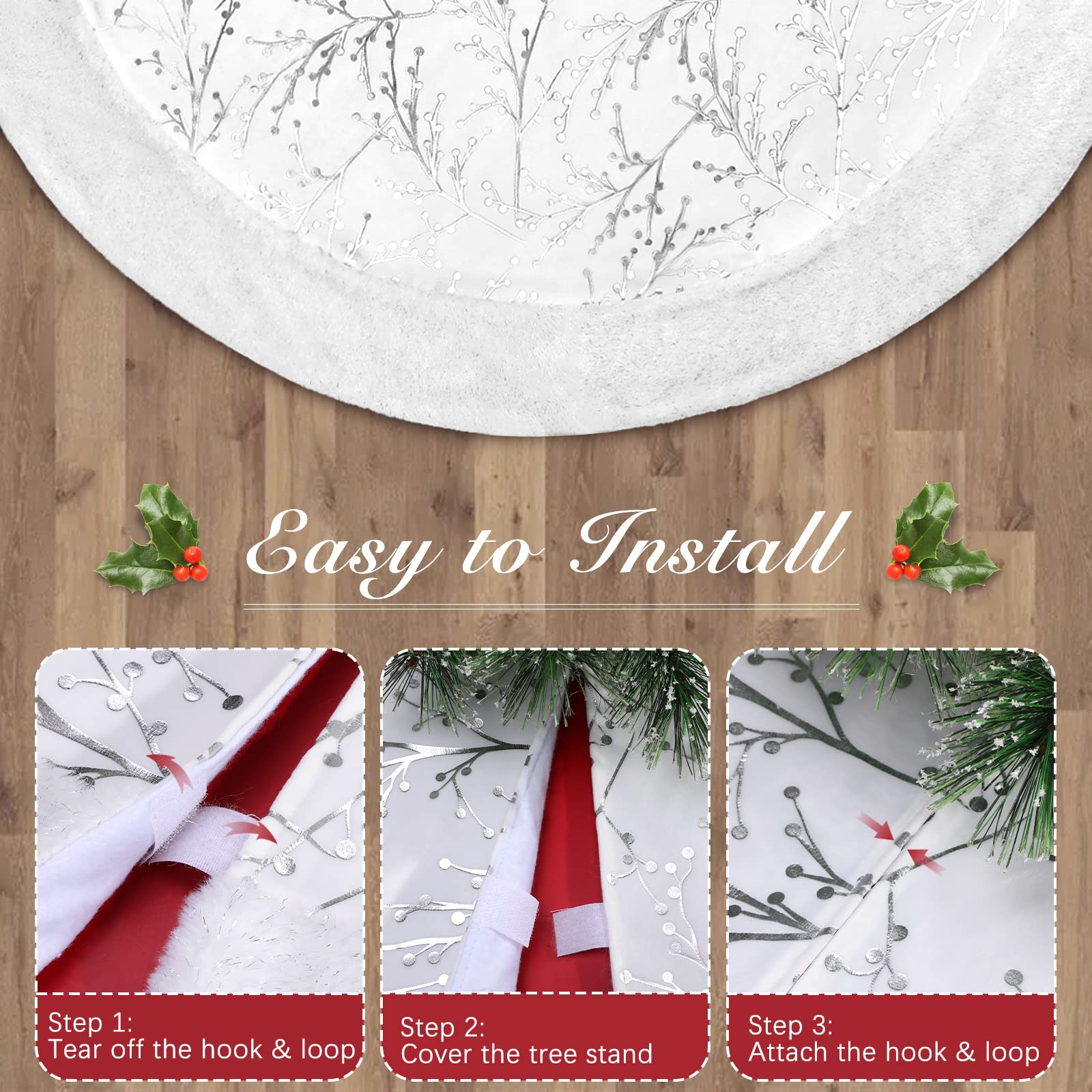 Coperta In Pelliccia Sintetica Bianca E Nera Con Ricamo | Maisons Du Monde